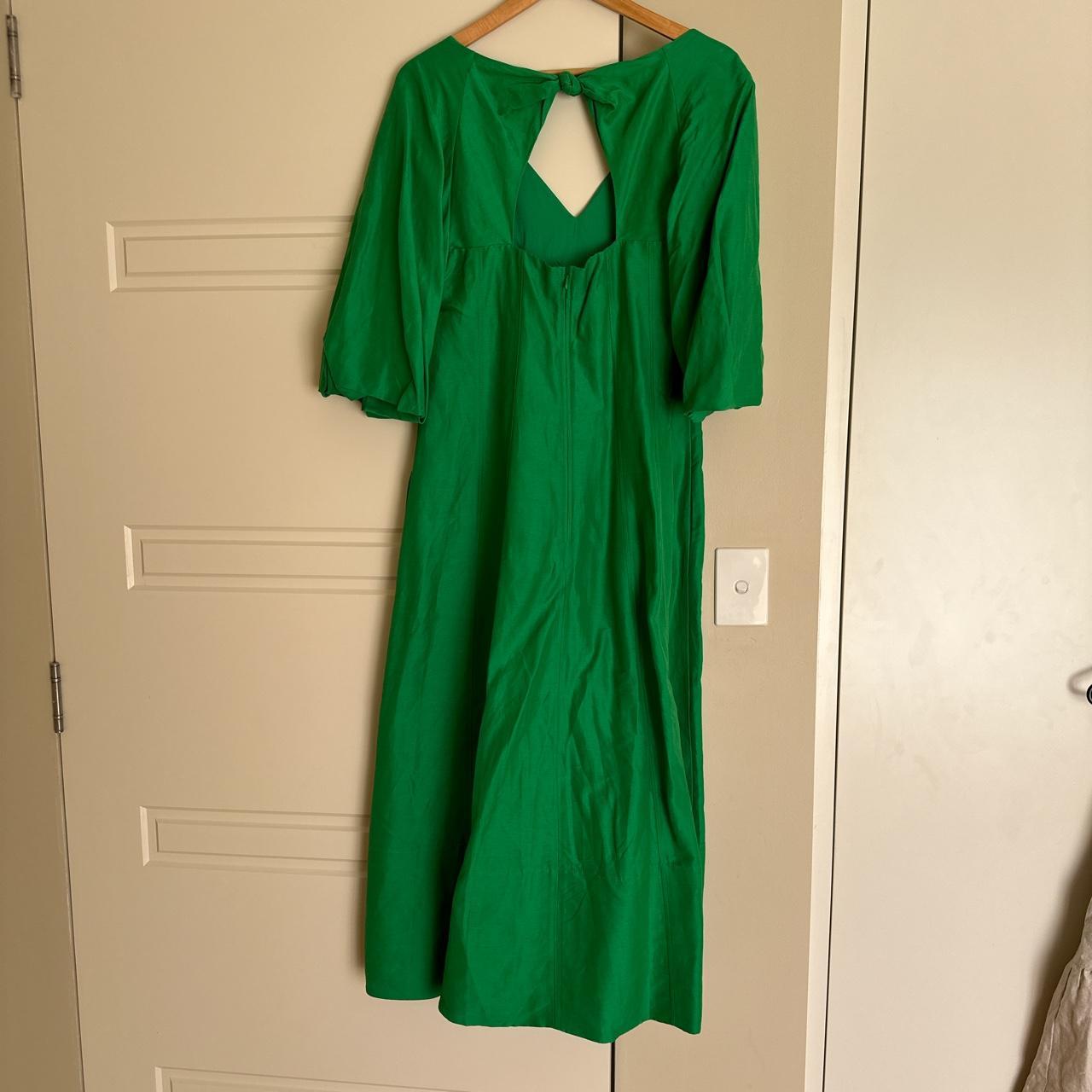 Country Road Women's Green Dress | Depop