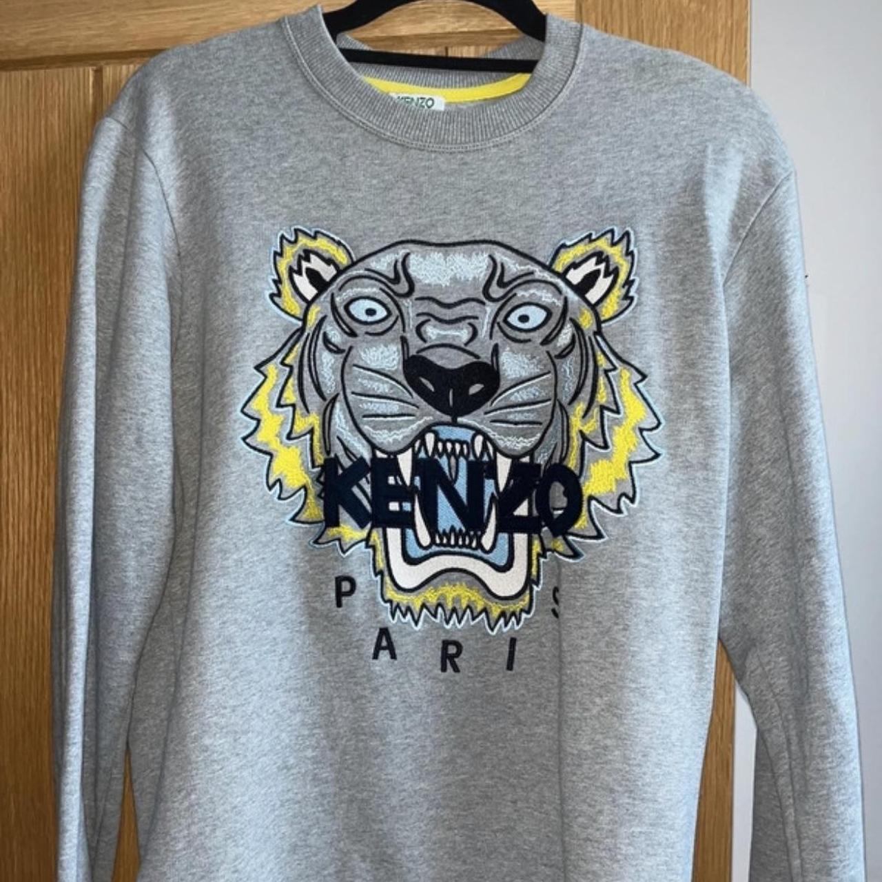 Kenzo grey hot sale jumper mens