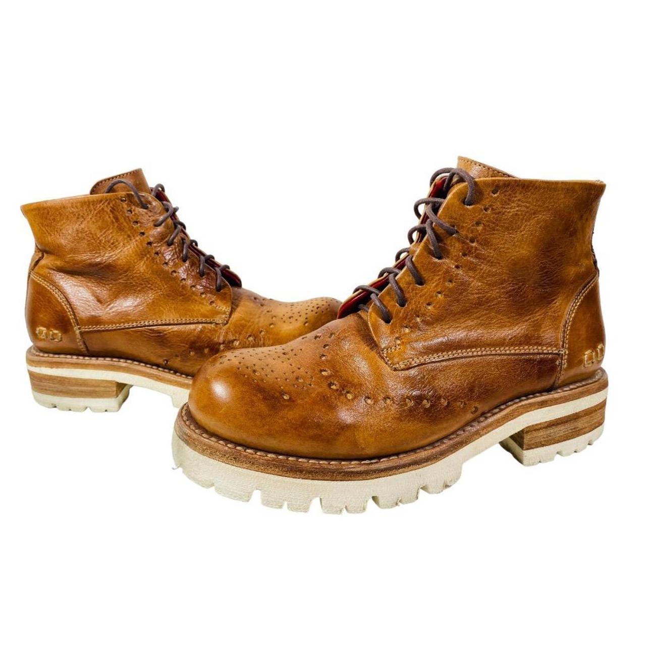 Bed Stu Women's Tan Boots Depop