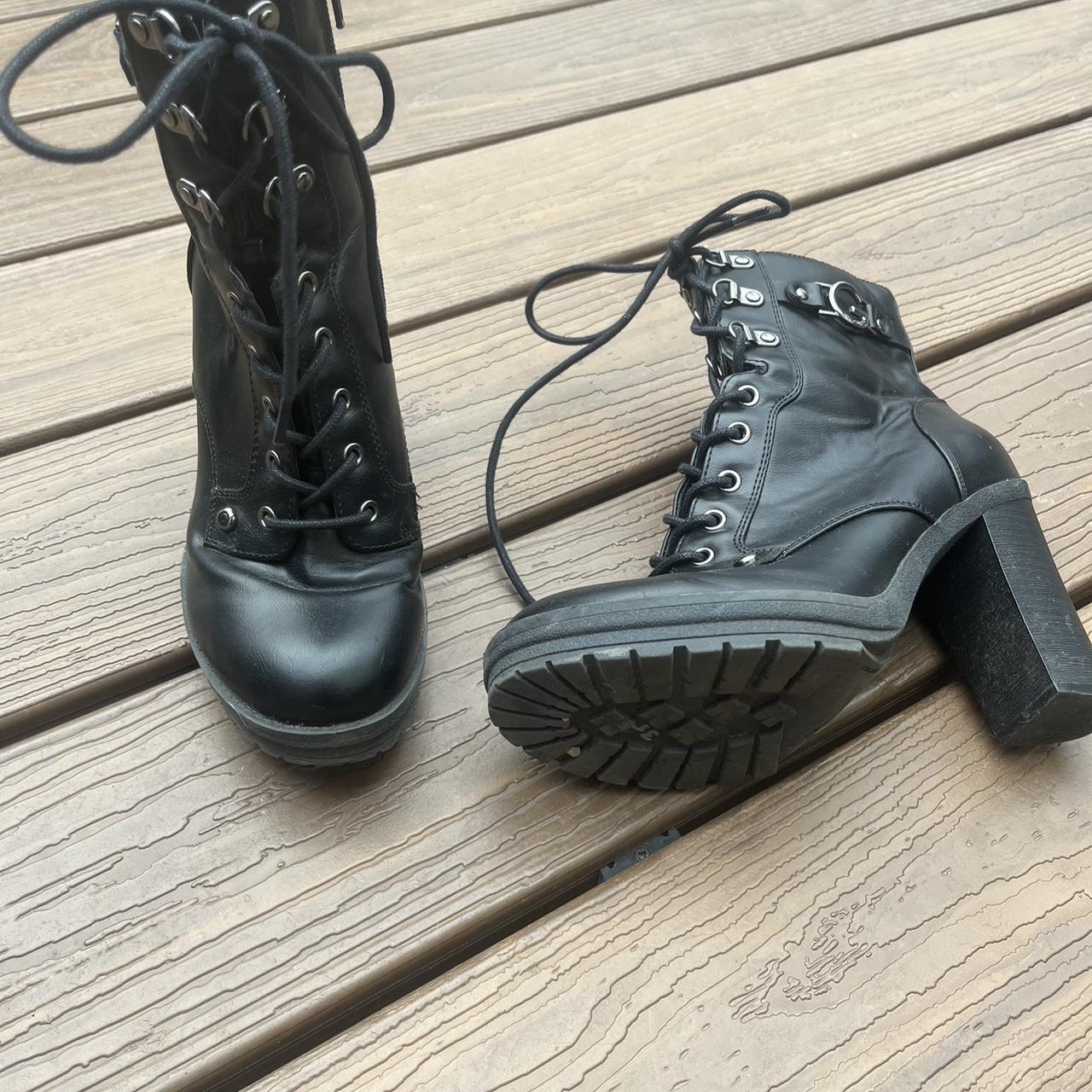 Guess Women's Black Boots | Depop