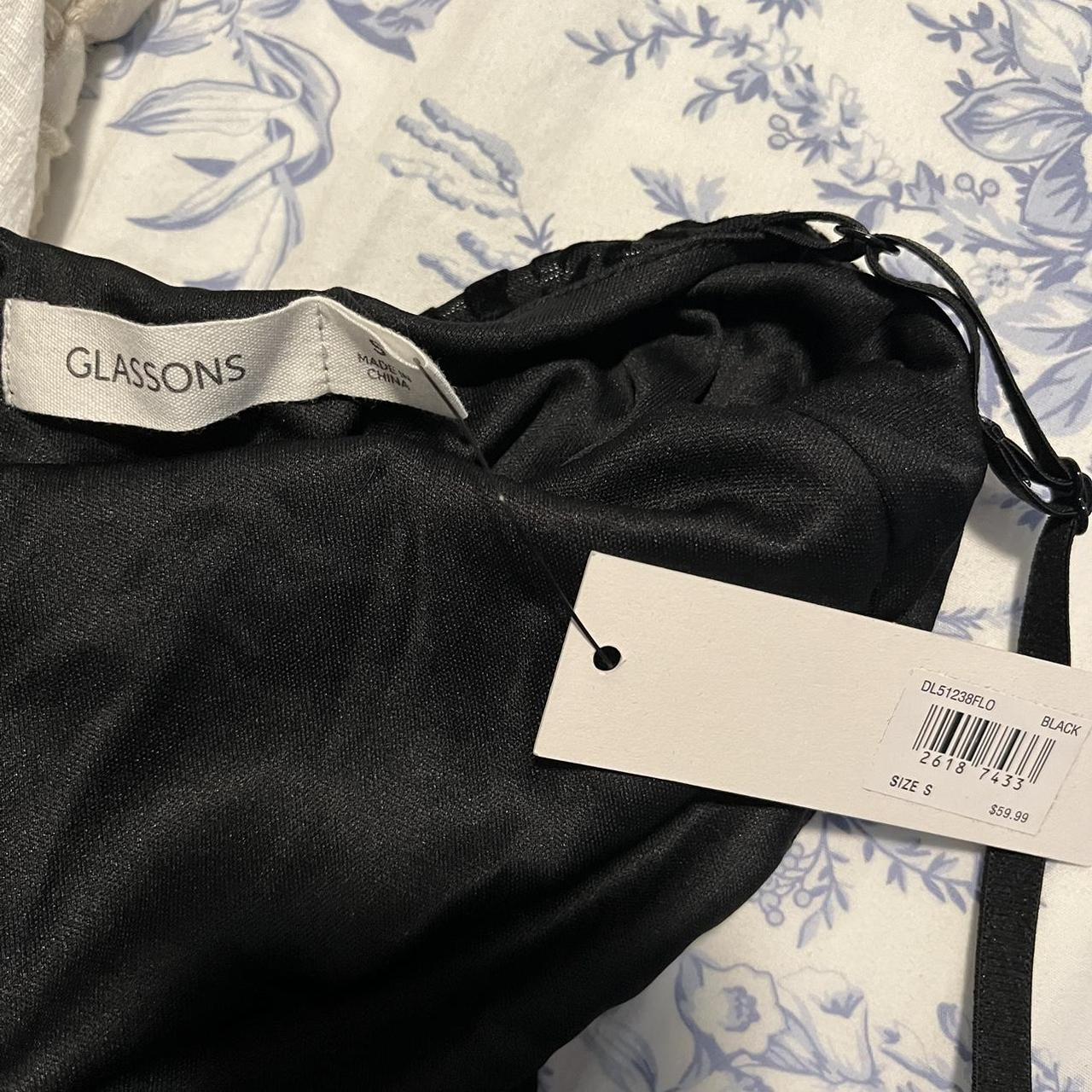 Glassons Women's Black Dress | Depop