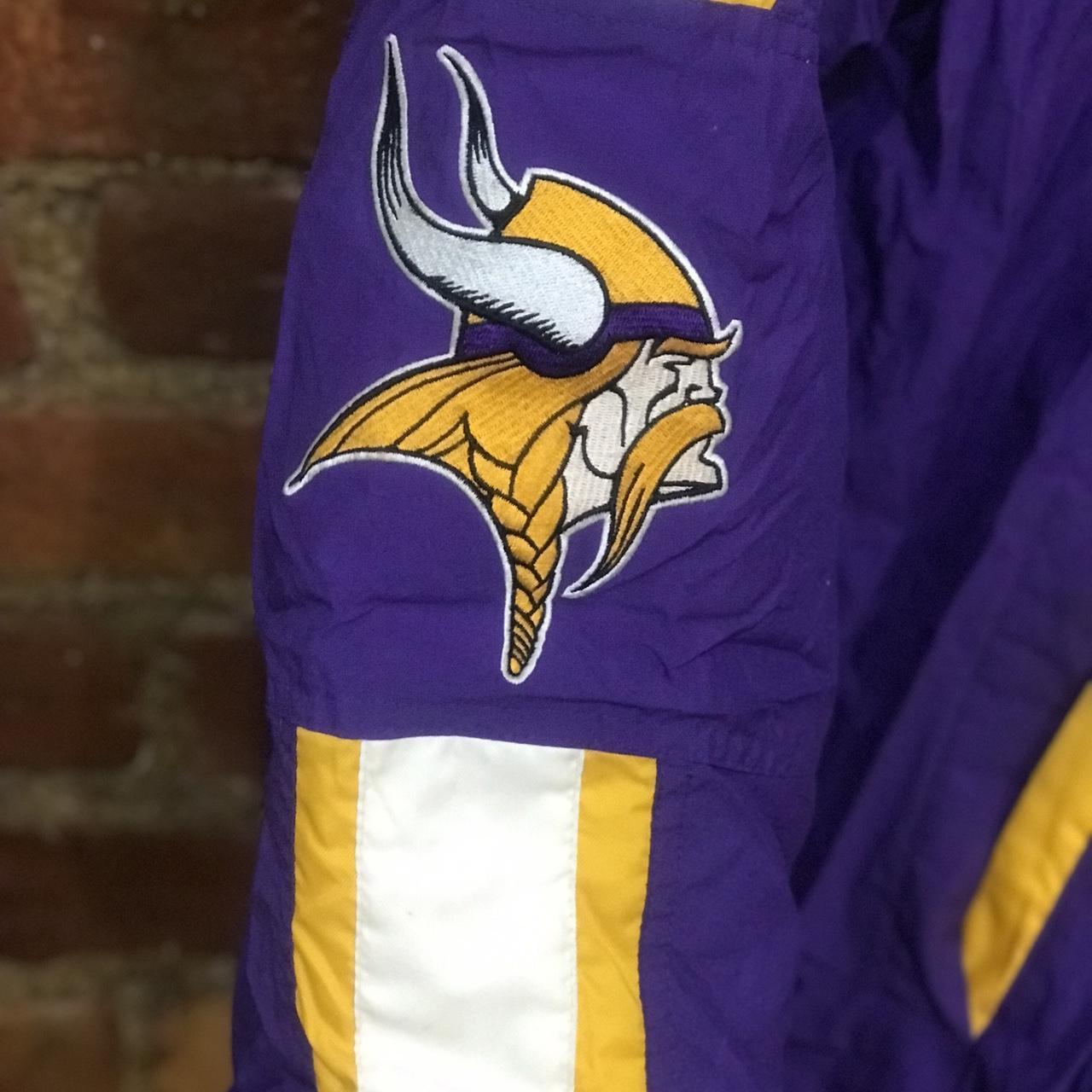 Vintage 90's Minnesota Vikings Winter Coat Used in - Depop