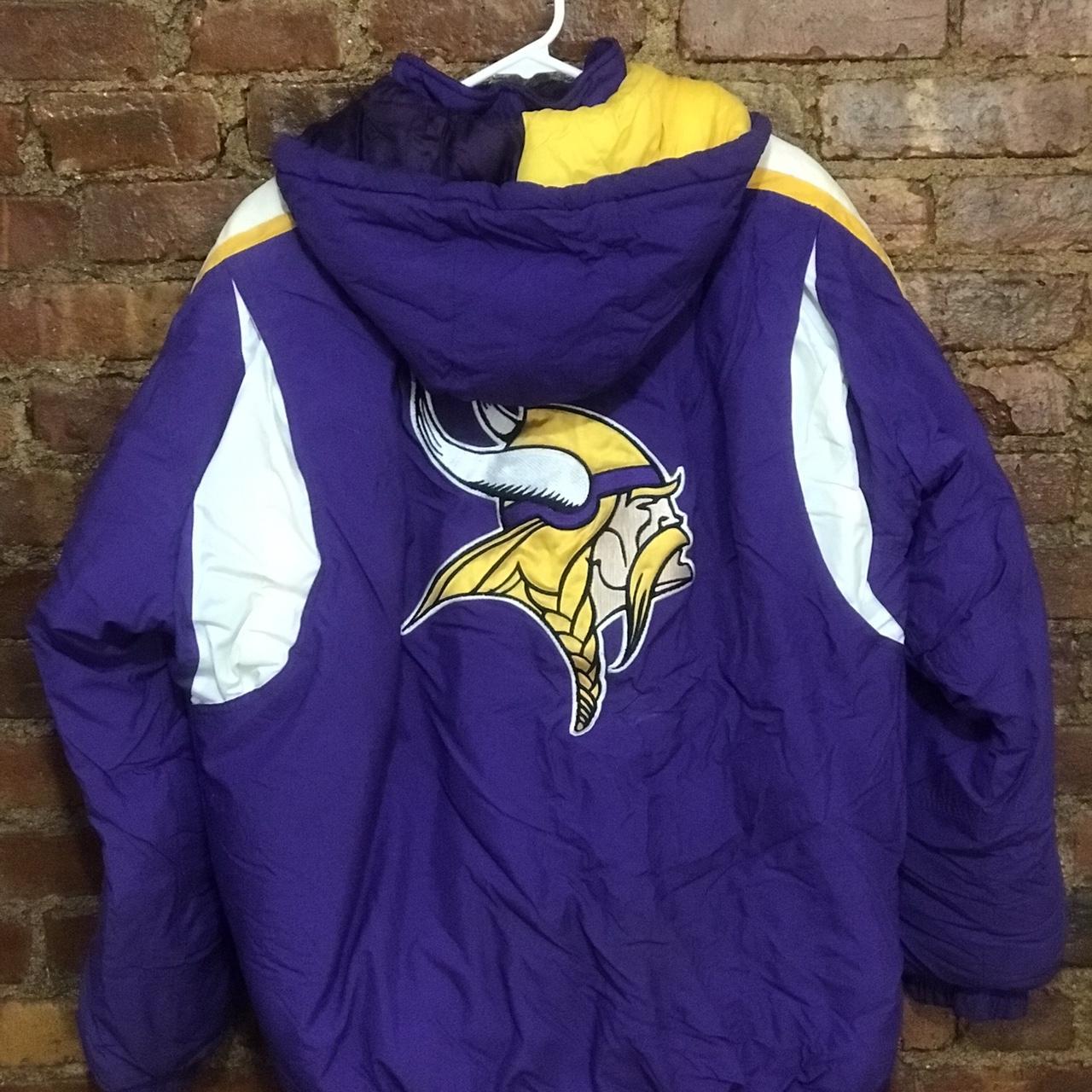 VTG STARTER PRO LINE MINNESOTA VIKINGS FULL ZIPP WITH HOOD WINTER