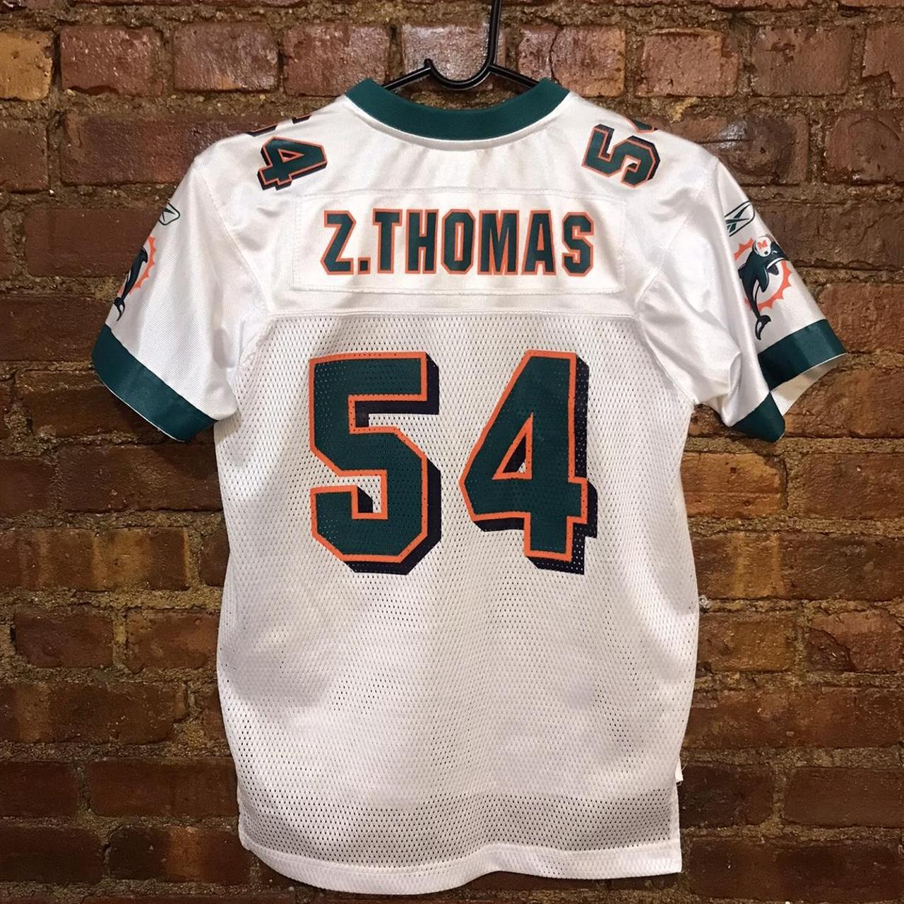 Miami Dolphins Zach Thomas jersey orange reebok NFL - Depop