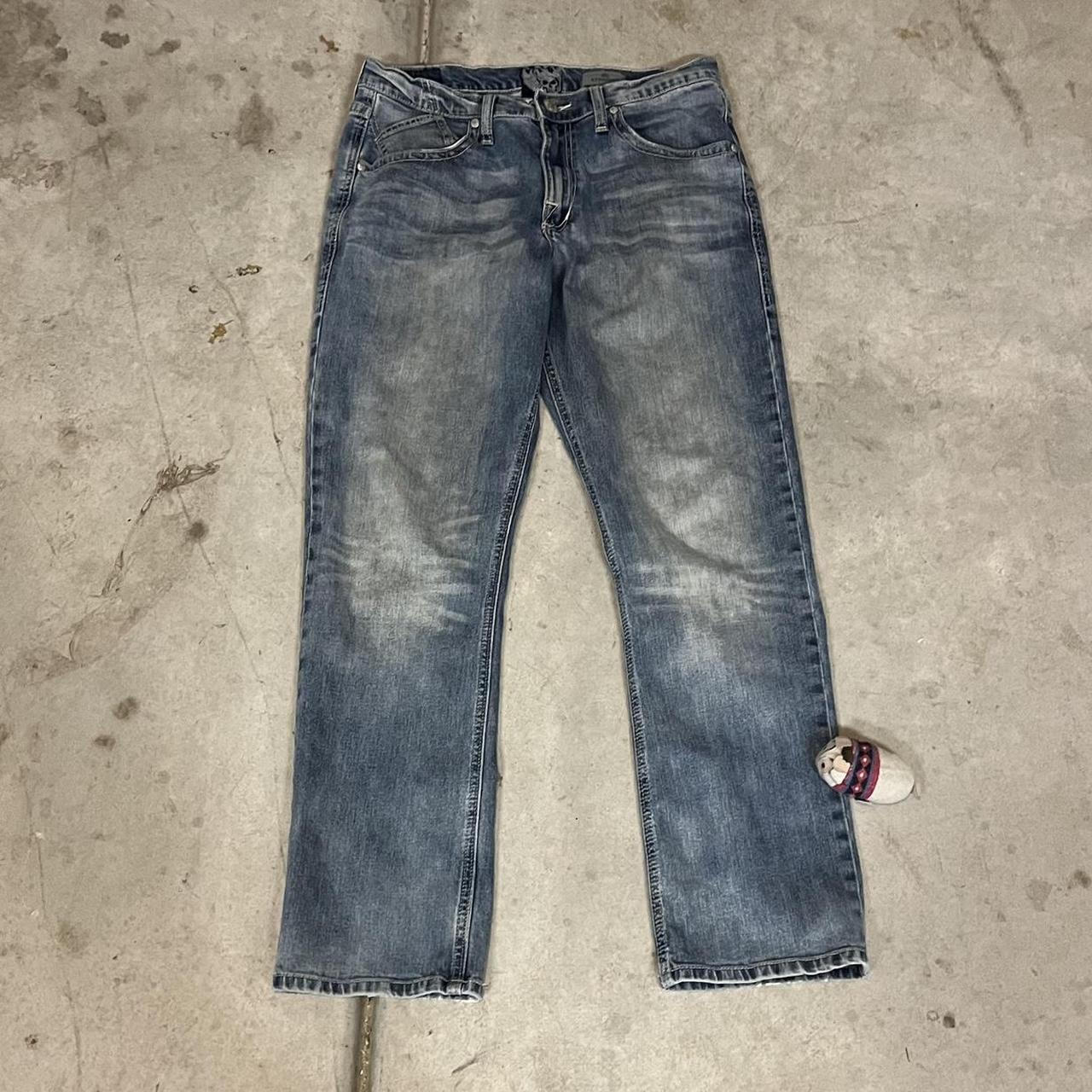 dope y2k rock and republic jeans loose but not... - Depop