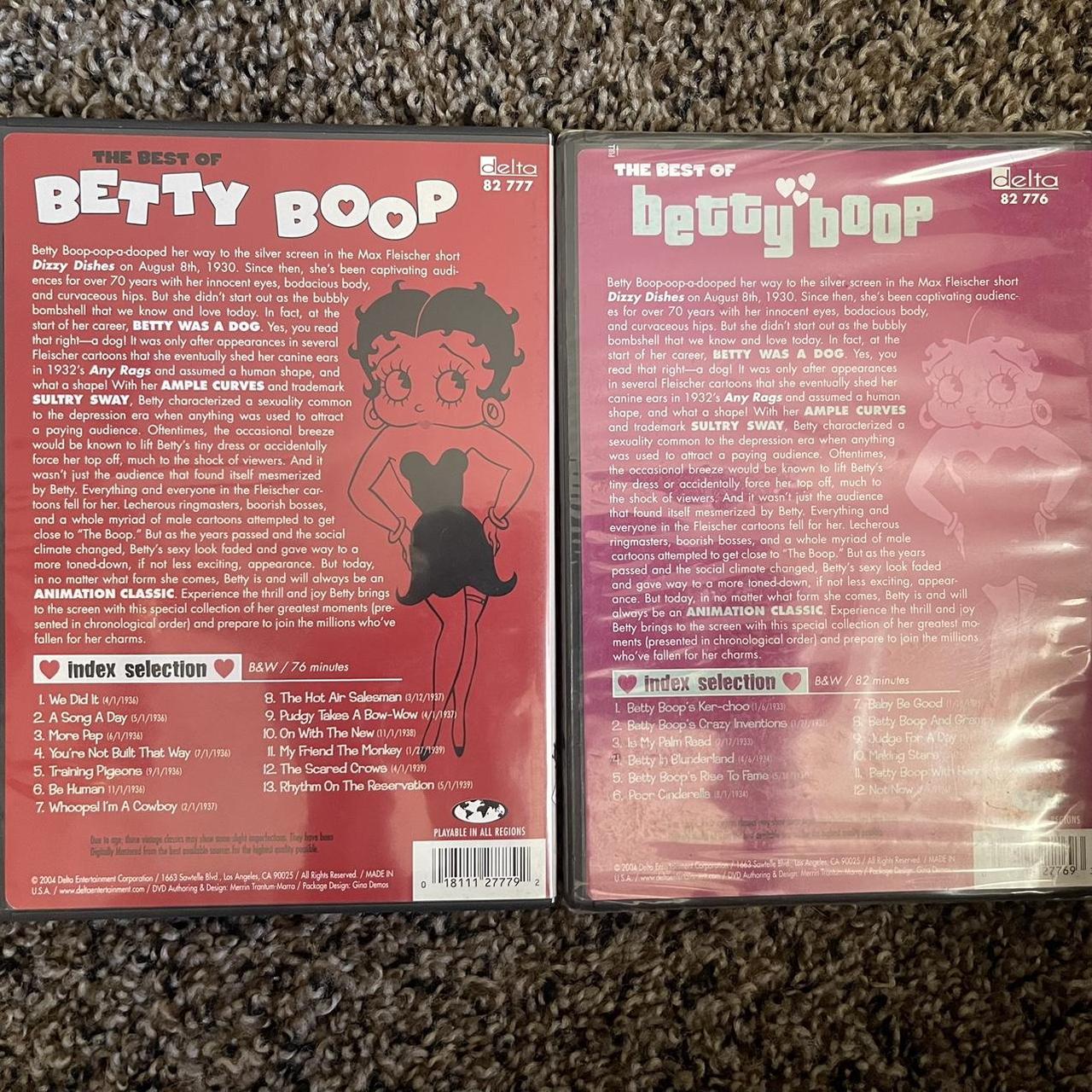 Betty Boop 2 DVD classic cartoon set One disc is... - Depop