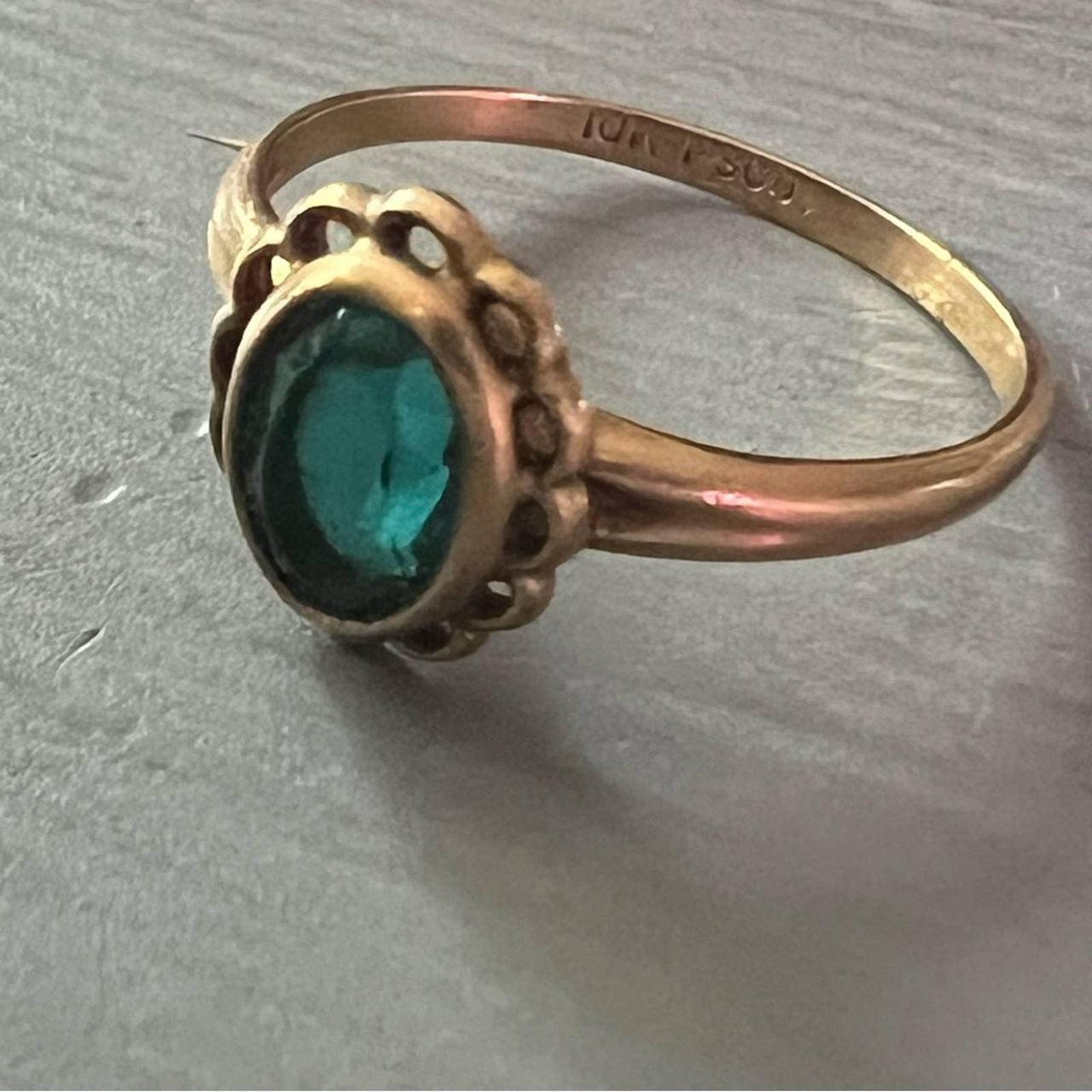 10K Gold VINTAGE PSCO Ring Size 5 Preowned - Depop