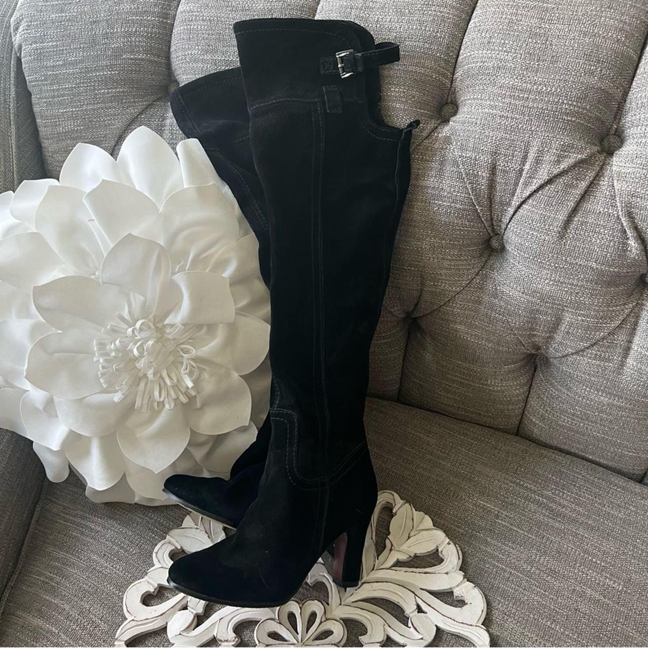 Sam edelman over hotsell the knee boots leather