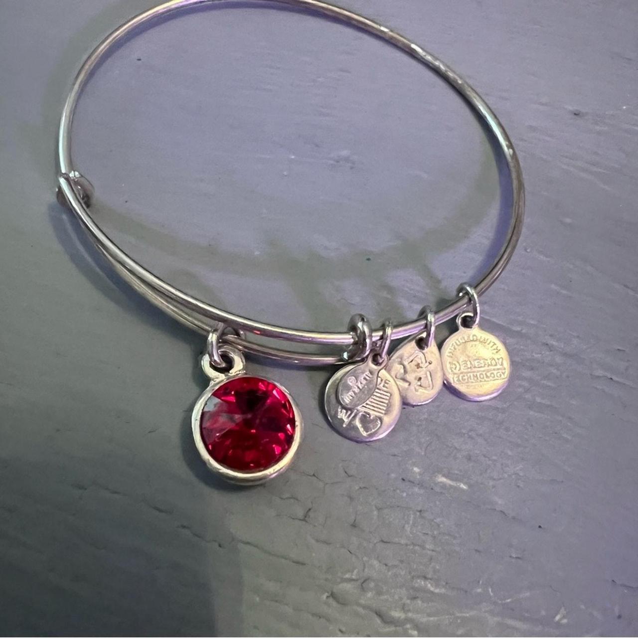 ALEX AND ANI Women's Jewelry Silver/Red – Alex Ani Red Gem