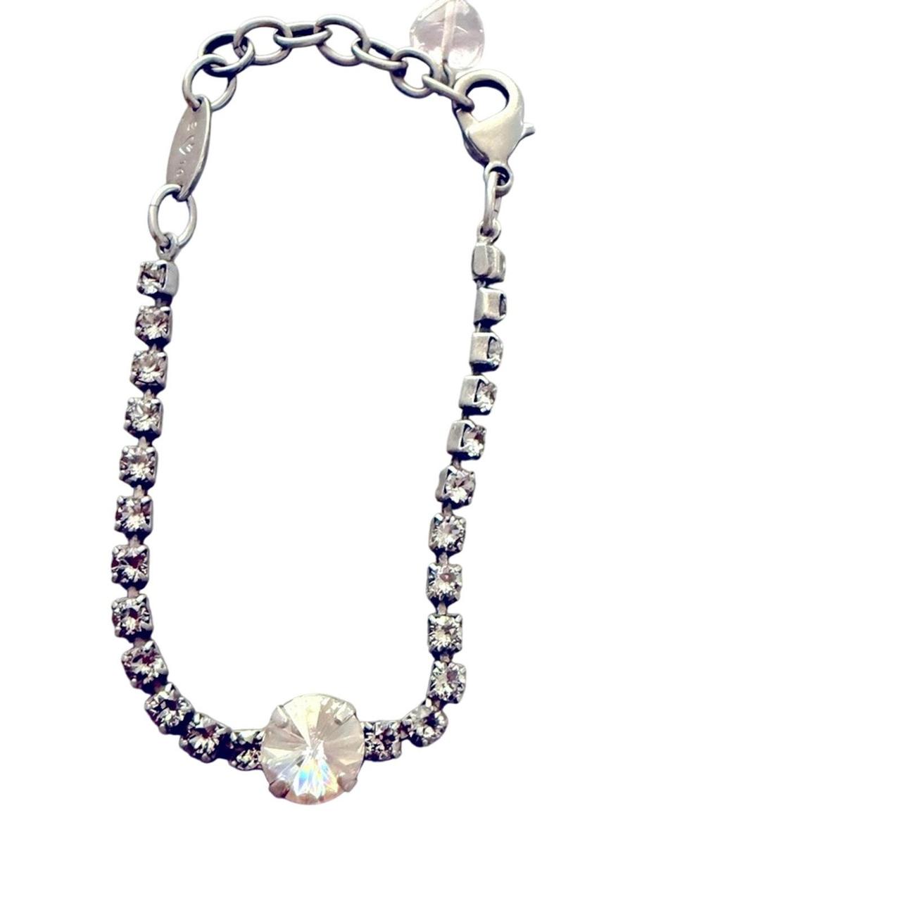 Women's Jewelry - Silver – Sabika Crystal Summer 2014 Collection Bracelet Preowned