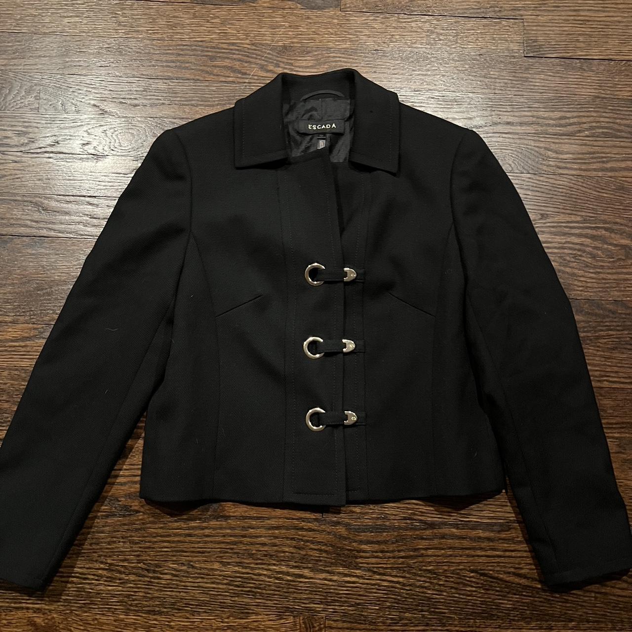 Escada on sale black blazer