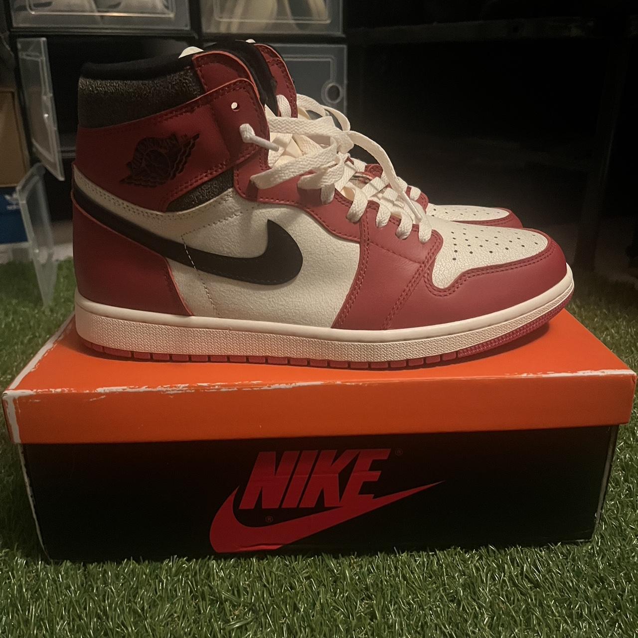 Jordan 1 lost and found Used 1x Og all - Depop