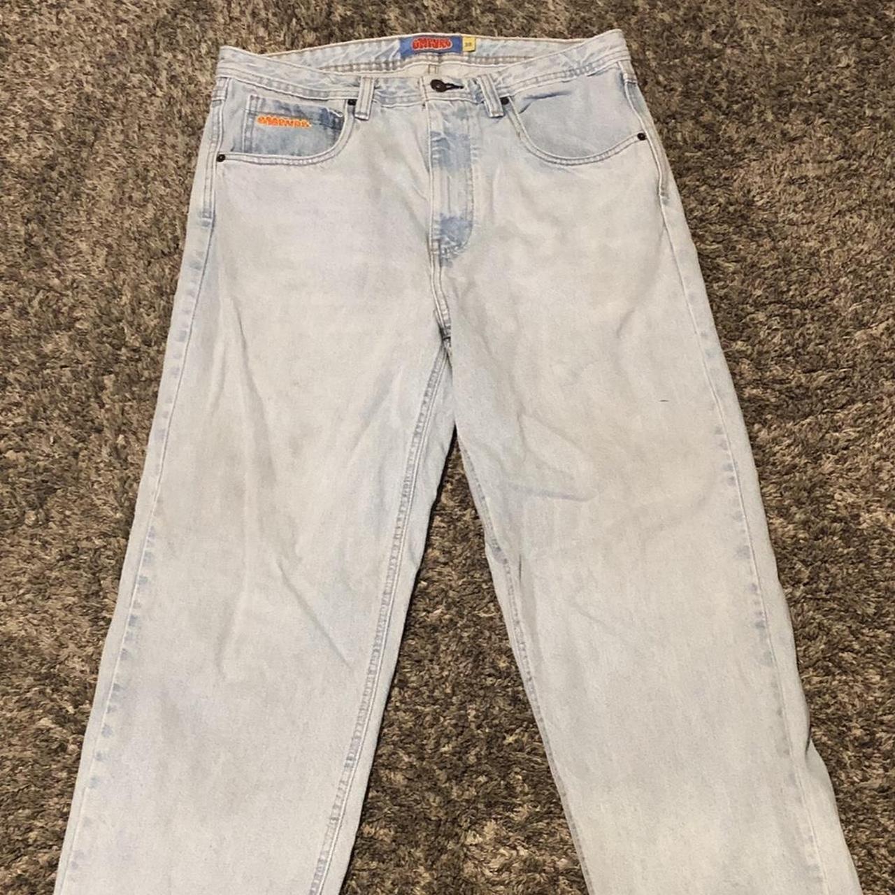 Denim Empyre Jeans, Stained and bleached back pocket... - Depop