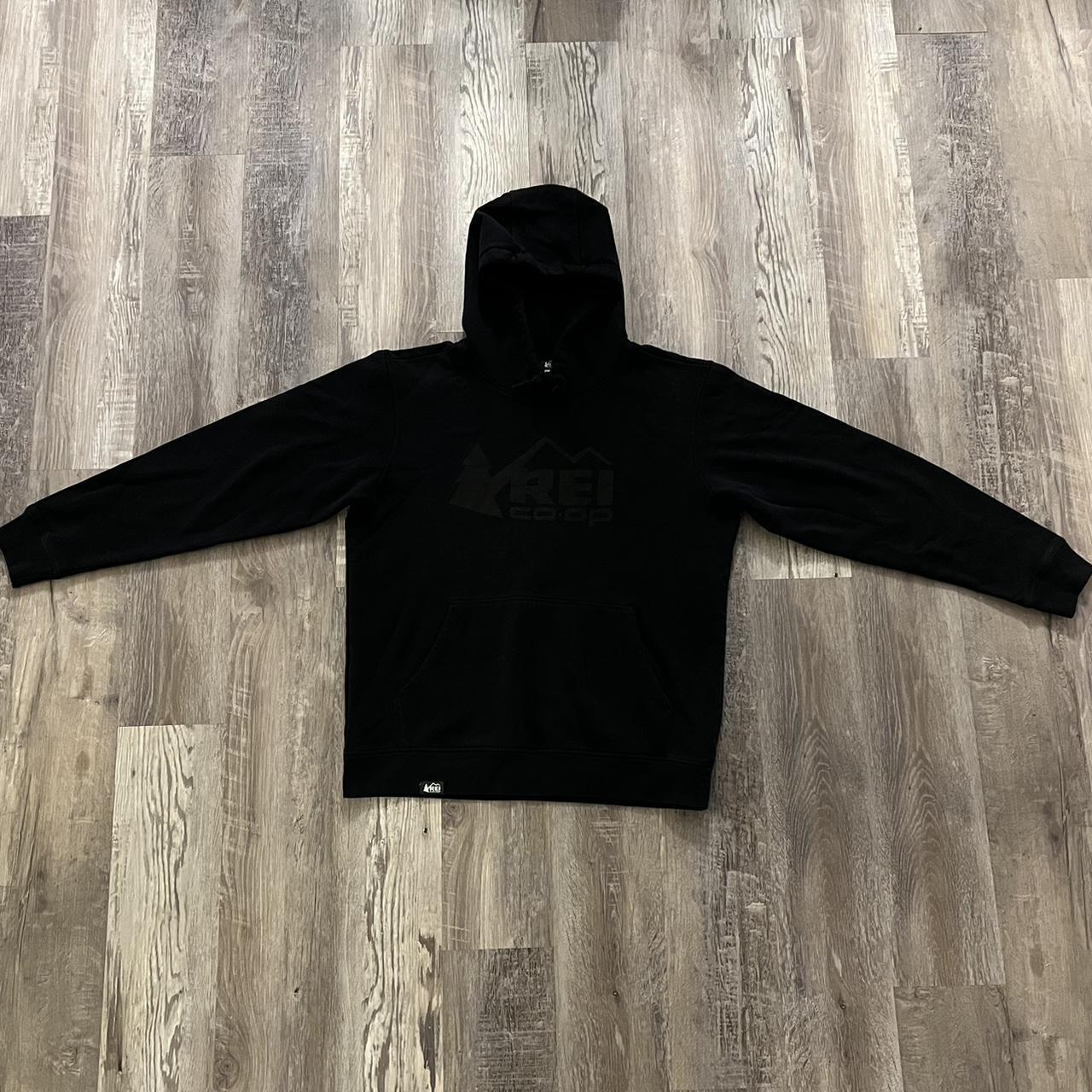 REI Coop Men's Black Hoodie Depop