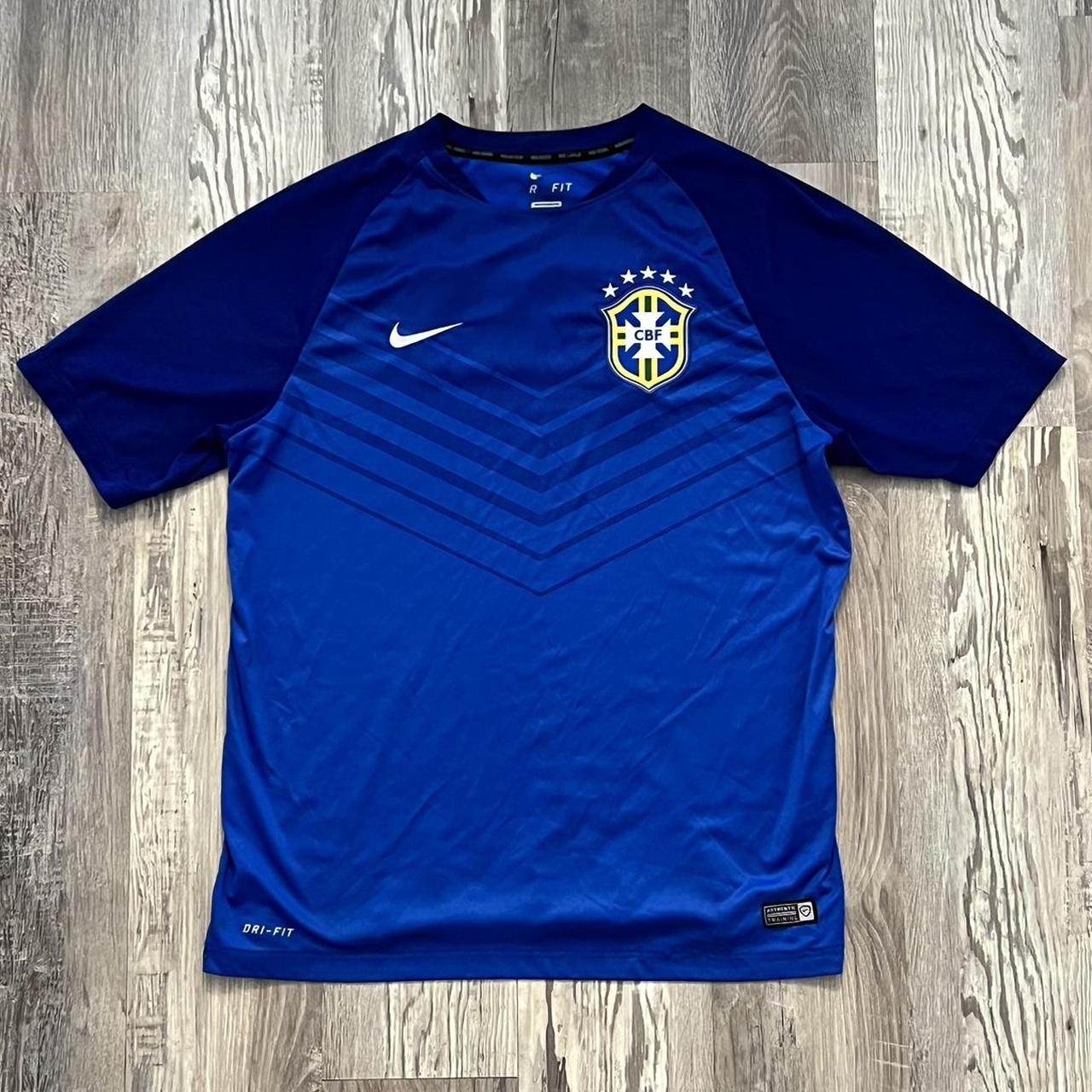 2014-15 Brazil Nike Training Shirt (Blue)