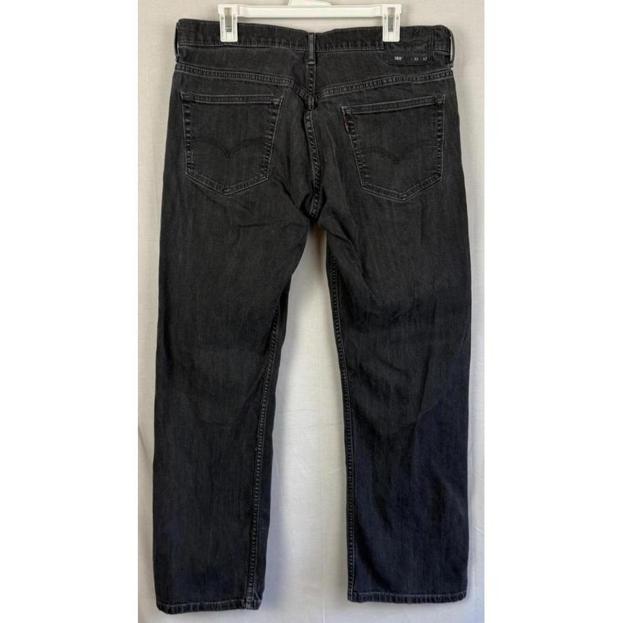 Levi's Men's Jeans - Black - 33" – Vintage Levis … - image 2