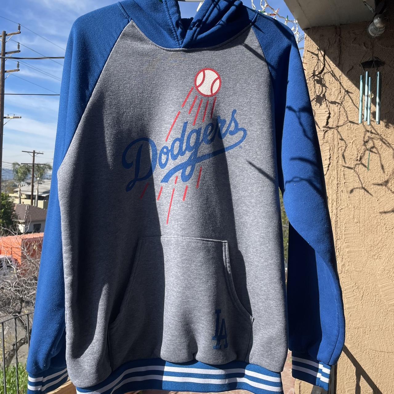 VINTAGE BLUE 2003 LOS ANGELES DODGERS HOODIE, BOUGHT - Depop