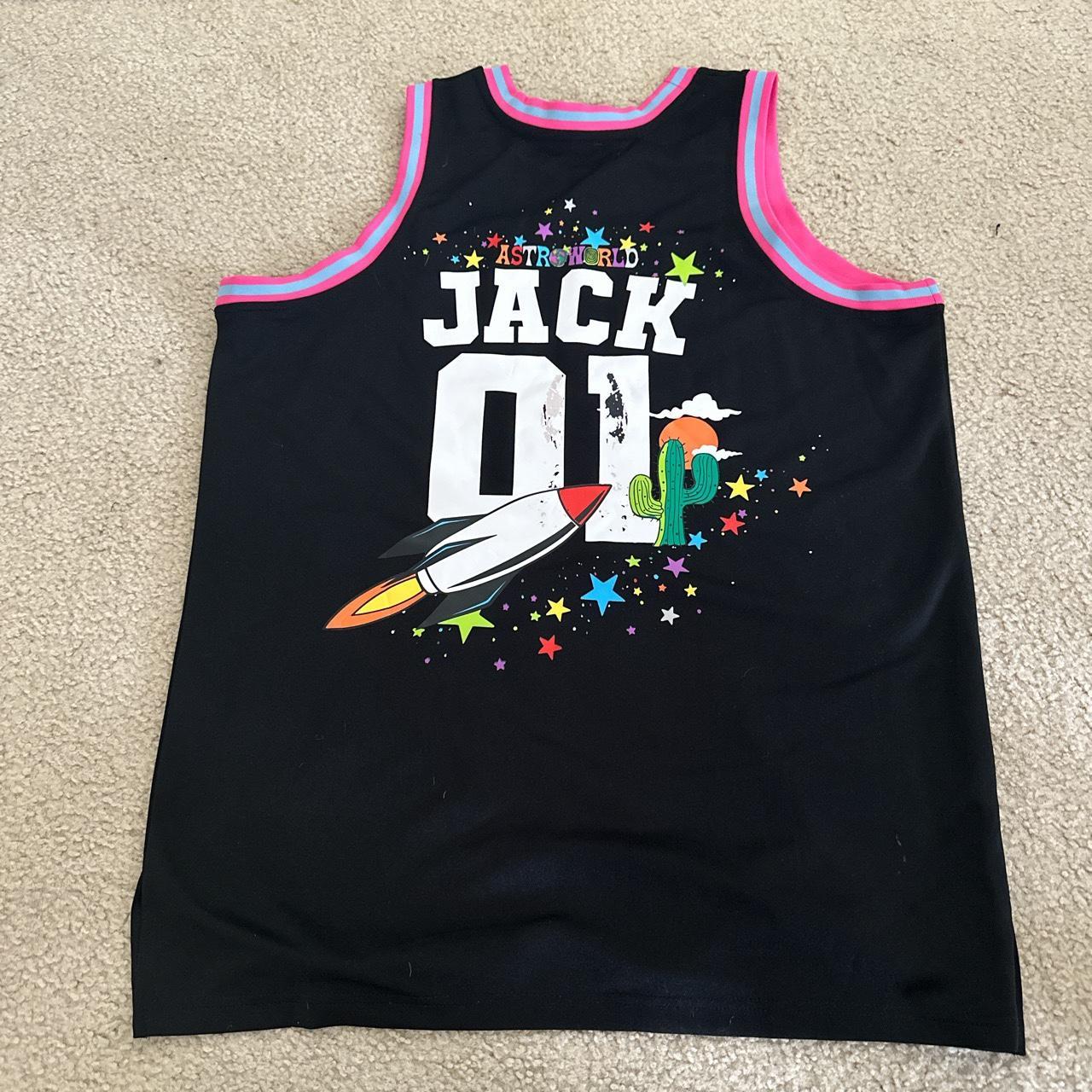 Astroworld best sale basketball jersey