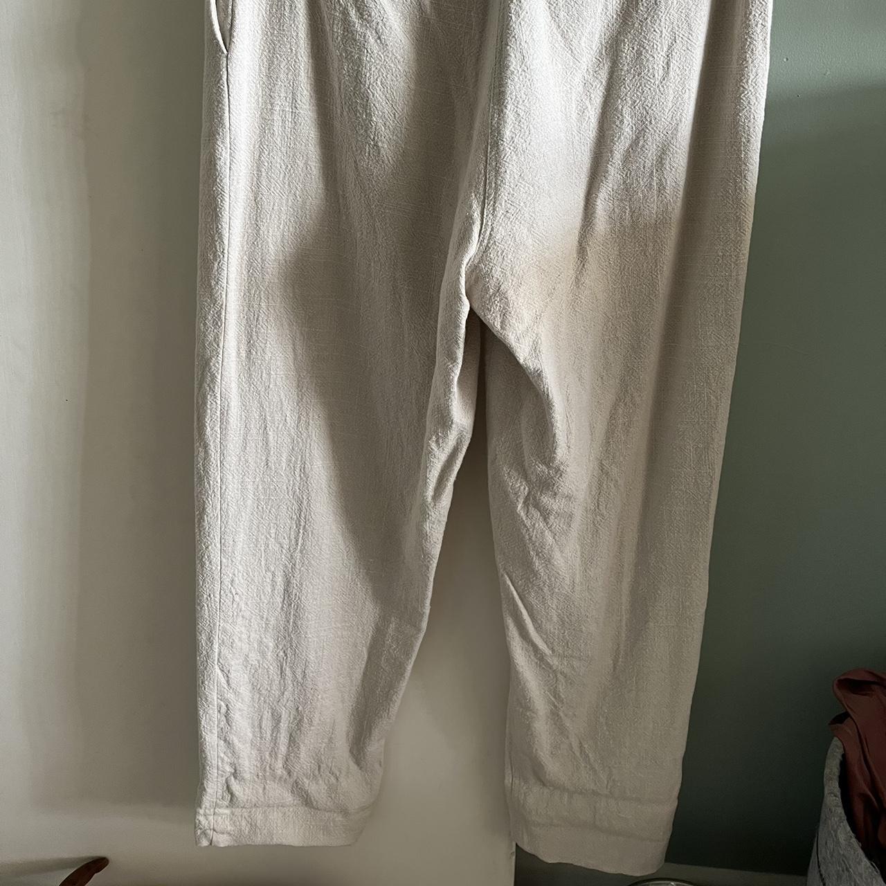 Seed Heritage Women's Cream Trousers | Depop