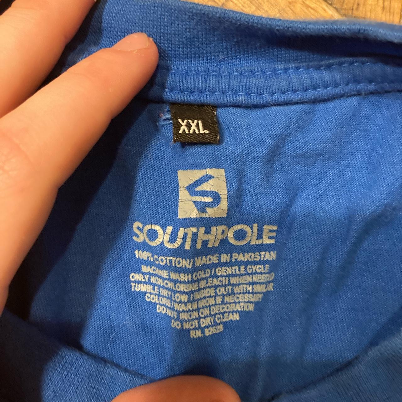 Southpole Men's Blue T-shirt | Depop