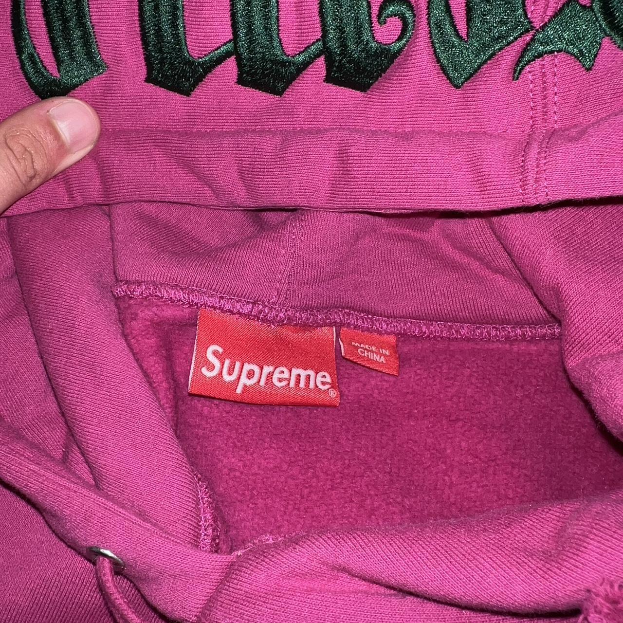 Jaket on sale supreme pink