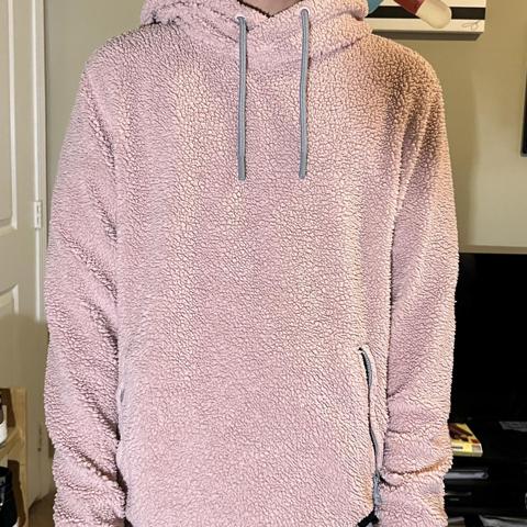 Chubbies High Pile Fleece Hoodie Pink M Pink Depop