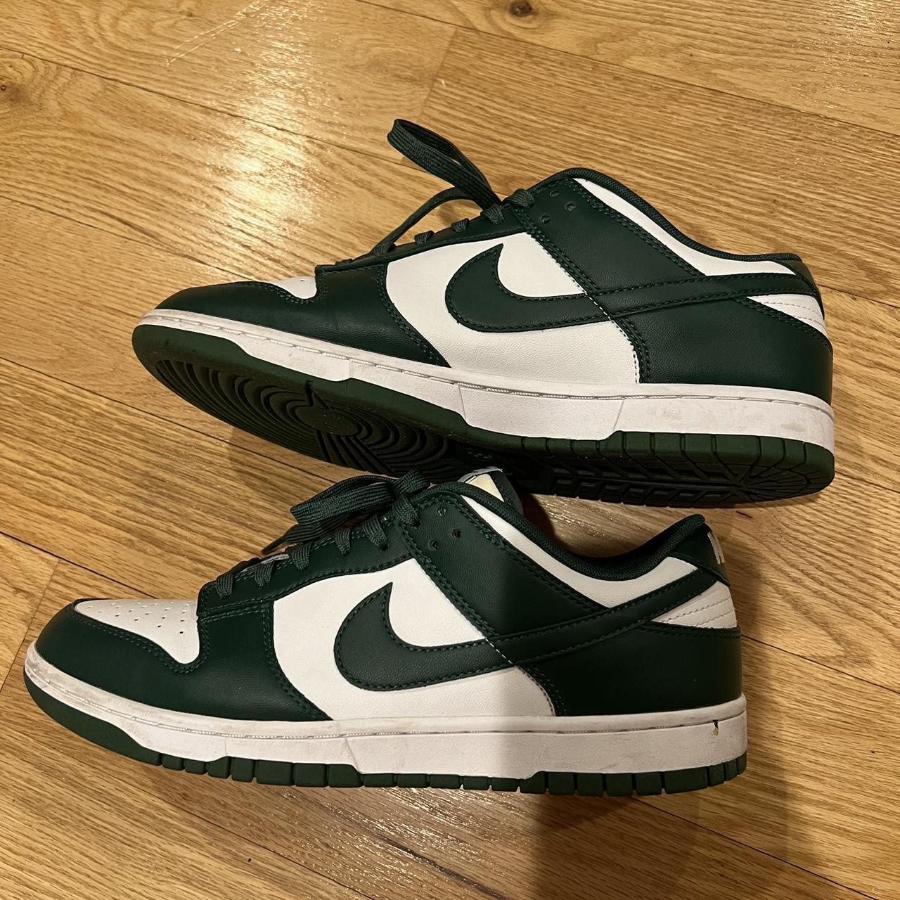 mens nike dunk low spartan green stores
