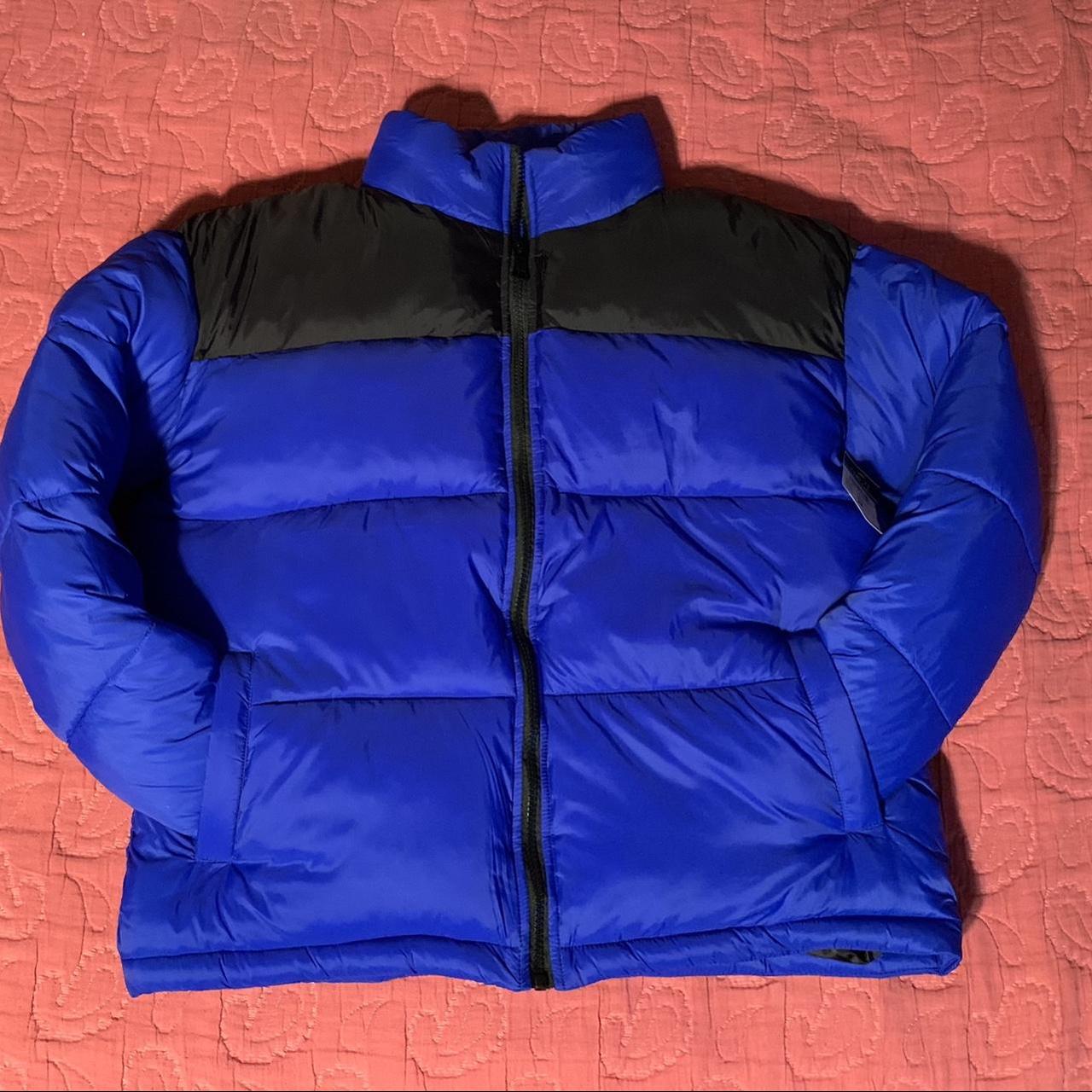 Blue puffer jacket forever on sale 21