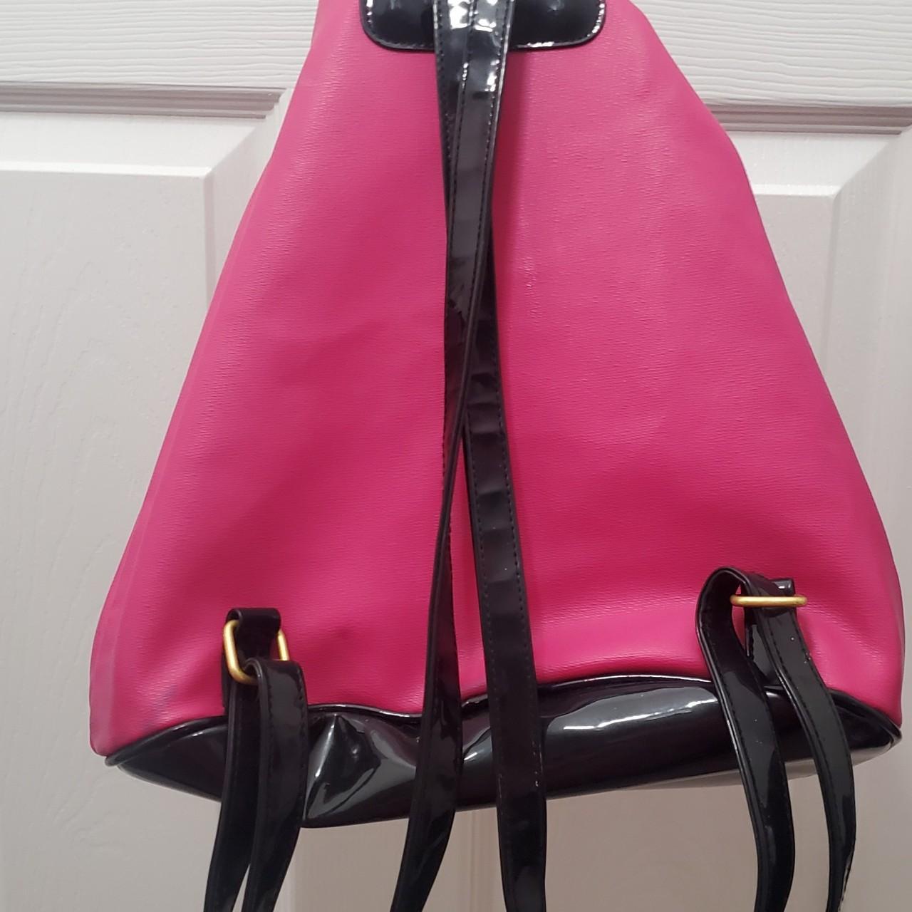 Juicy Couture backpack Like new pink leather with - Depop