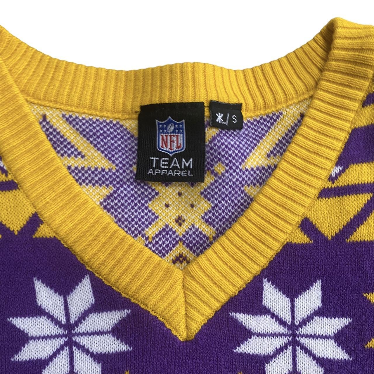 NFL shop Vikings Christmas sweater. Size S #nfl - Depop