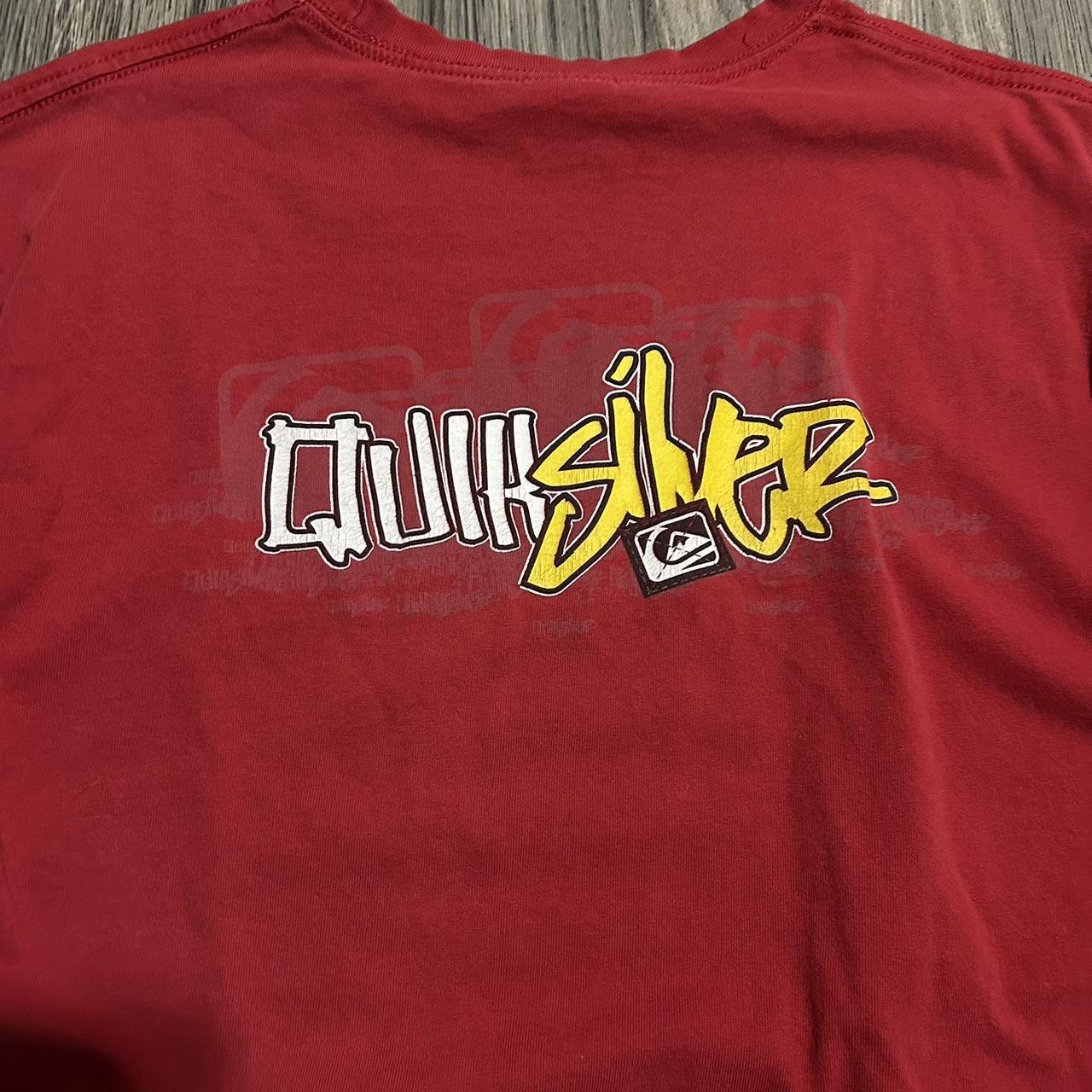 Quicksilver Graffiti Style Shirt Size: Medium... - Depop