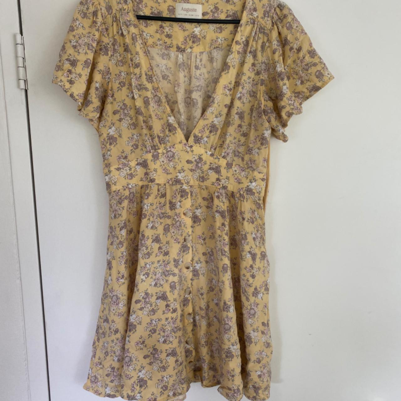 Auguste the label yellow dress size 10. Beautiful... - Depop