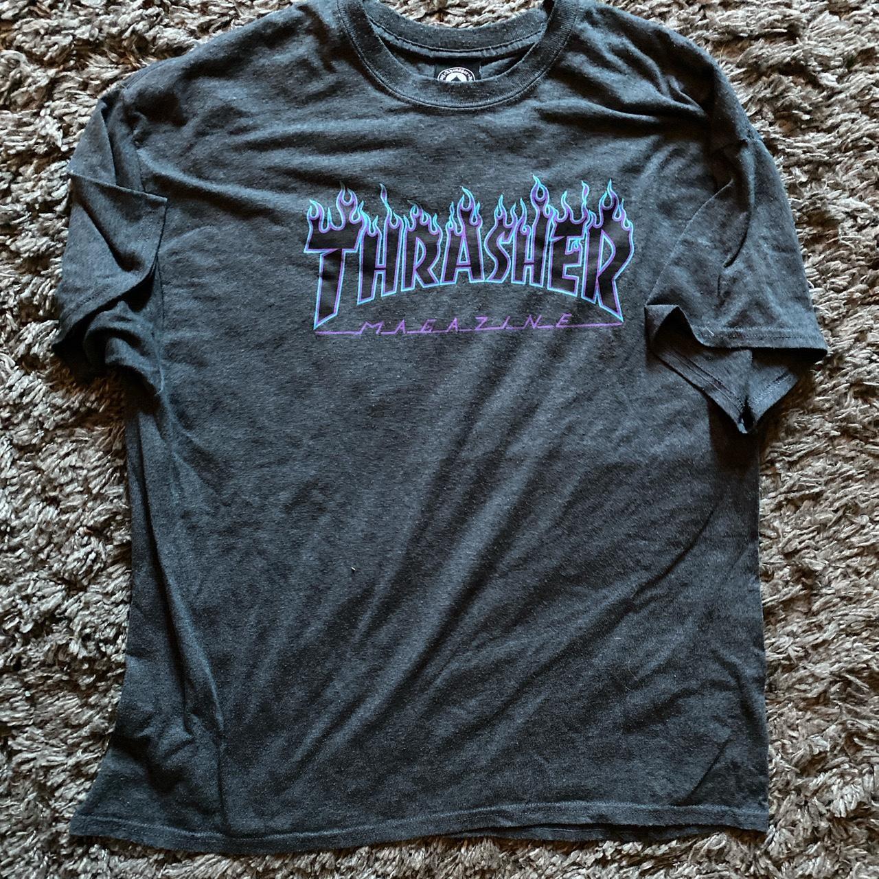 NO PAYPAL Zumiez Thrasher TShirt Size XL Worn but... Depop