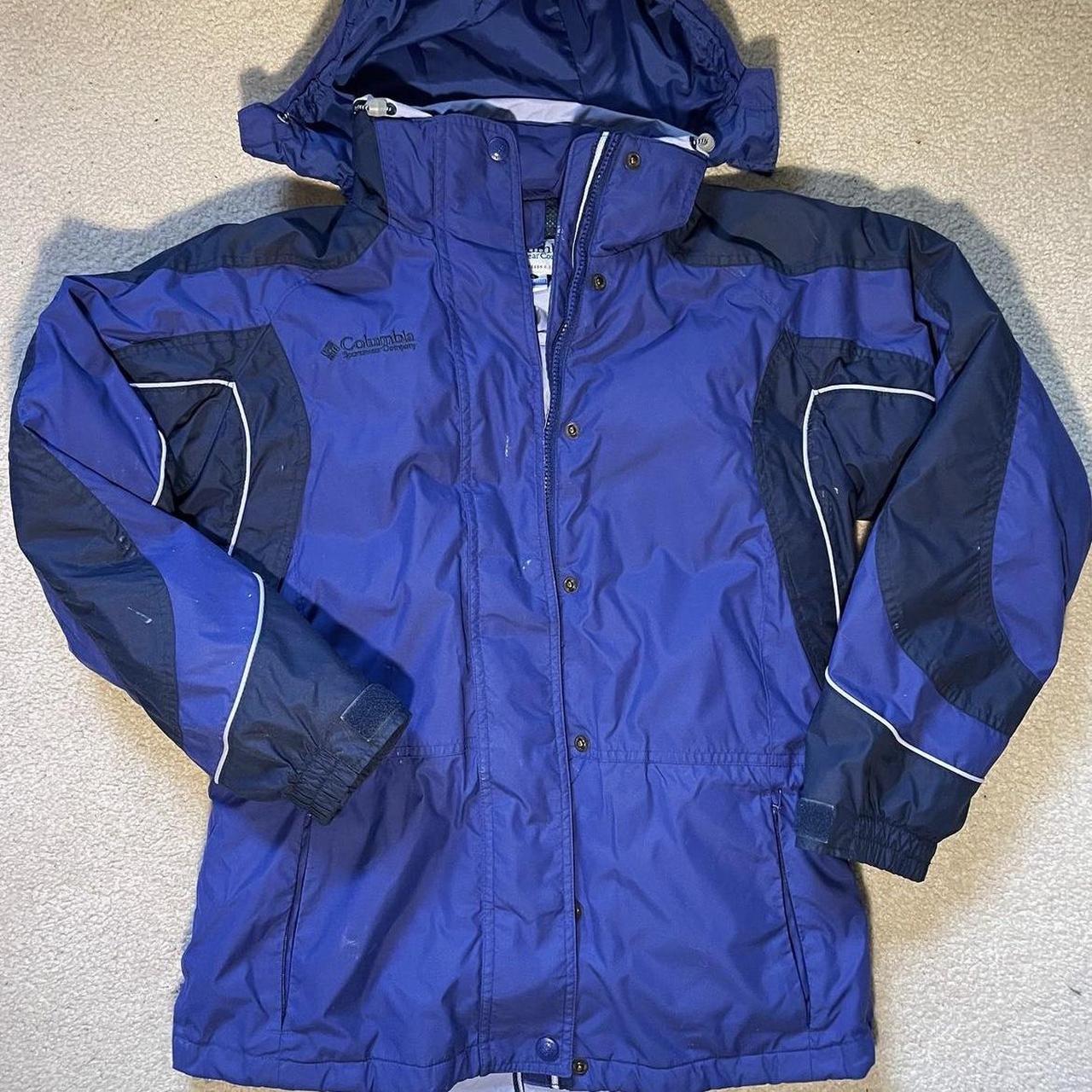 Columbia Sportswear Womens Blue And Purple Jacket Depop 3985