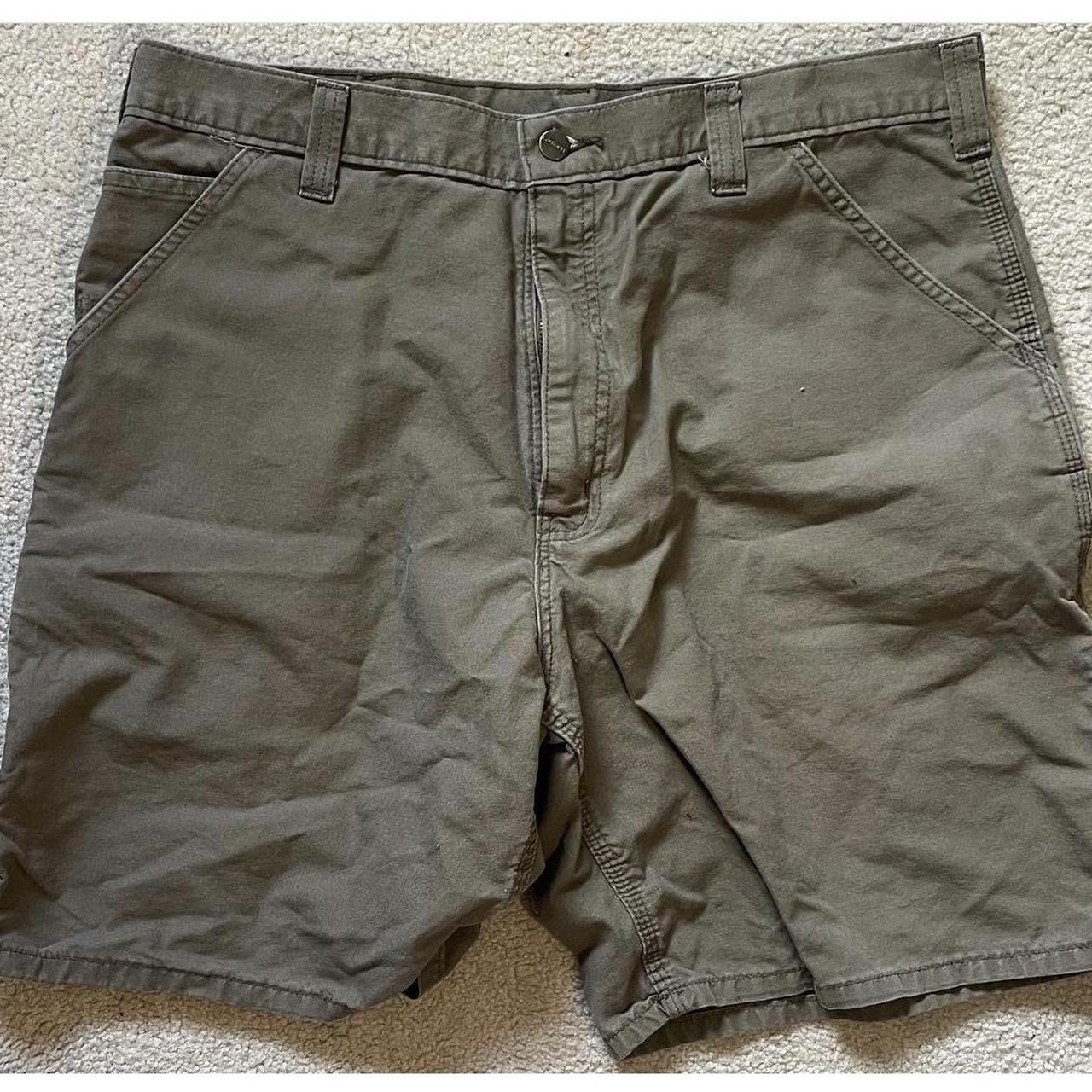 Carhartt Men's Tan and Brown Shorts | Depop