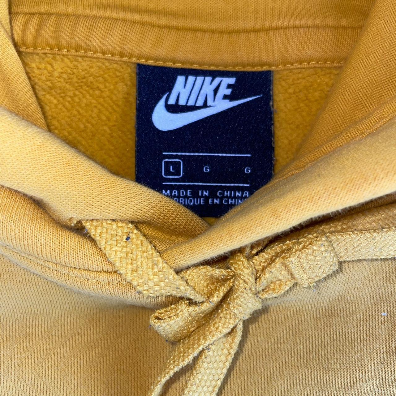 Nike Men's Yellow Hoodie | Depop