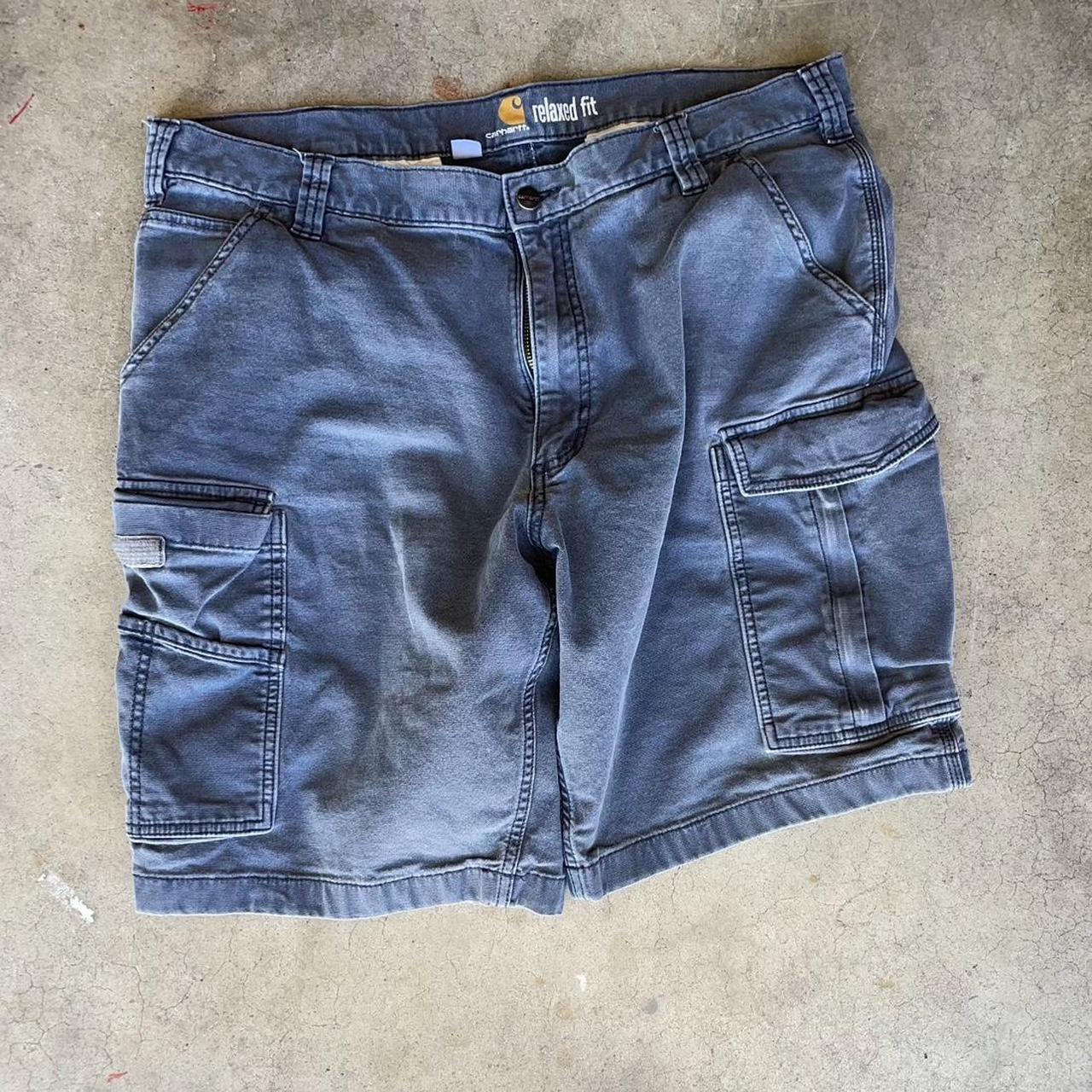 Carhartt Men's Grey Shorts | Depop