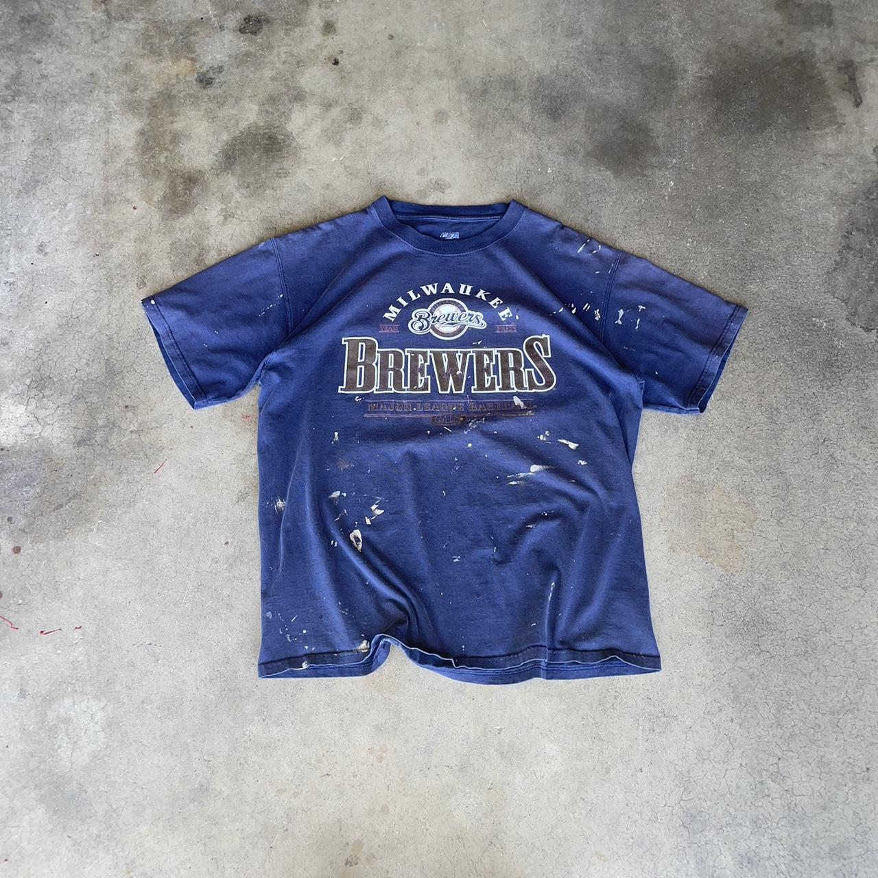 Milwaukee brewers 2003 run/walk sausage race graphic - Depop