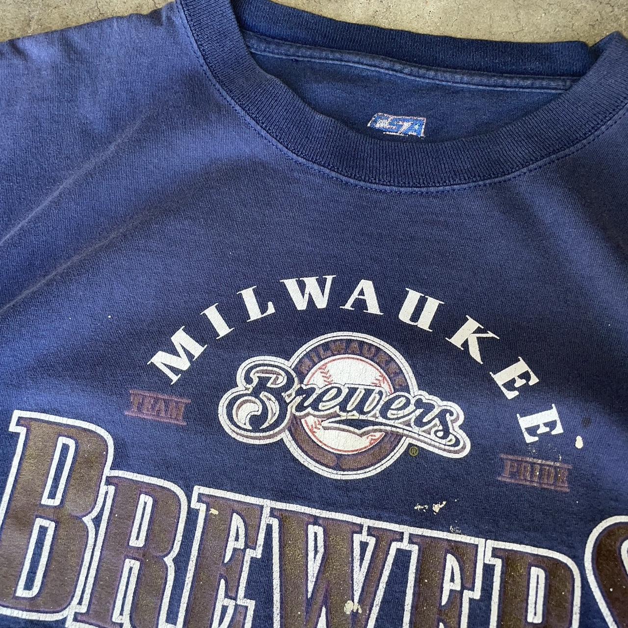 Milwaukee brewers 2003 run/walk sausage race graphic - Depop