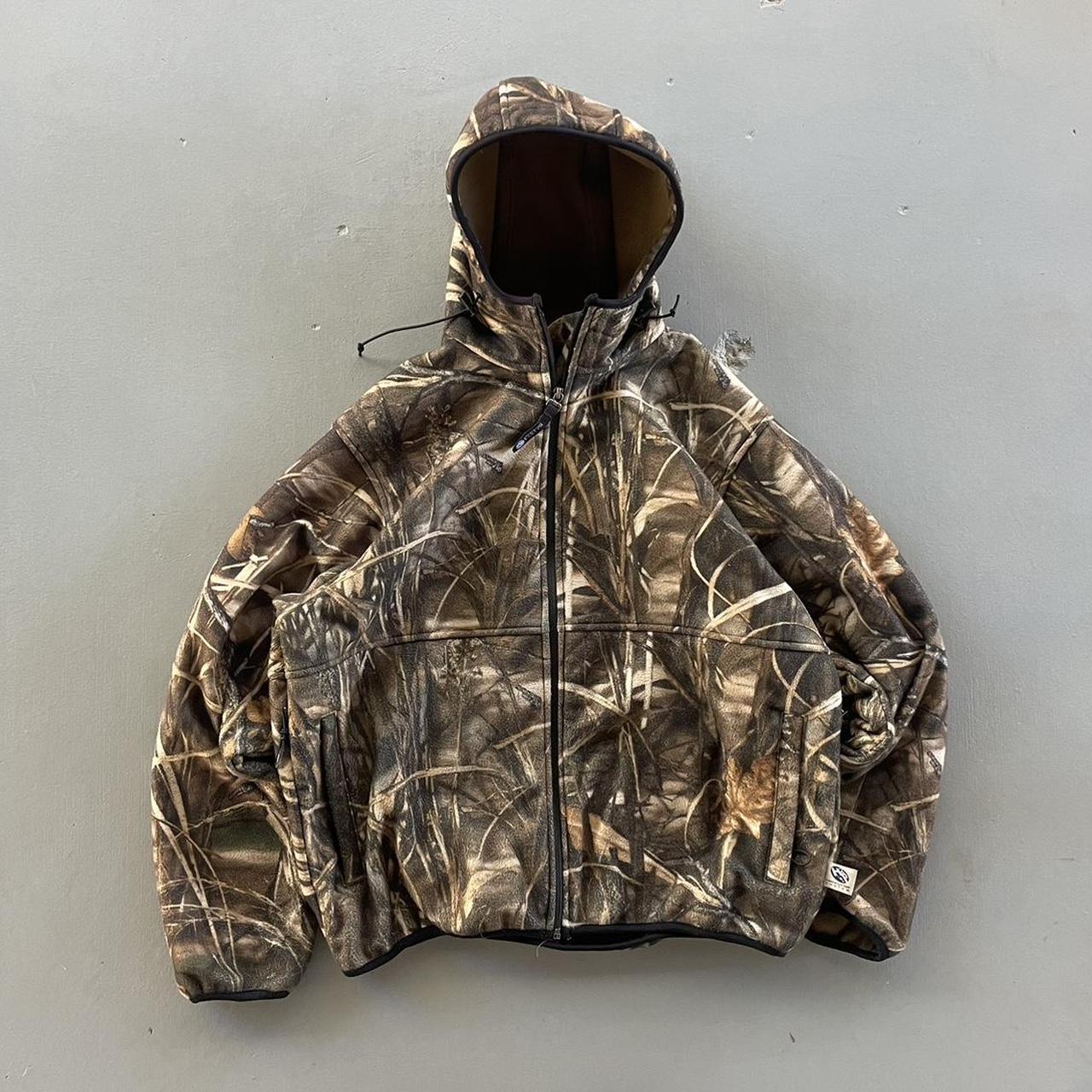 Vintage Camo Zip Hoodie 🔥🔥🔥 🚩NO PAYPAL🚩you will... - Depop