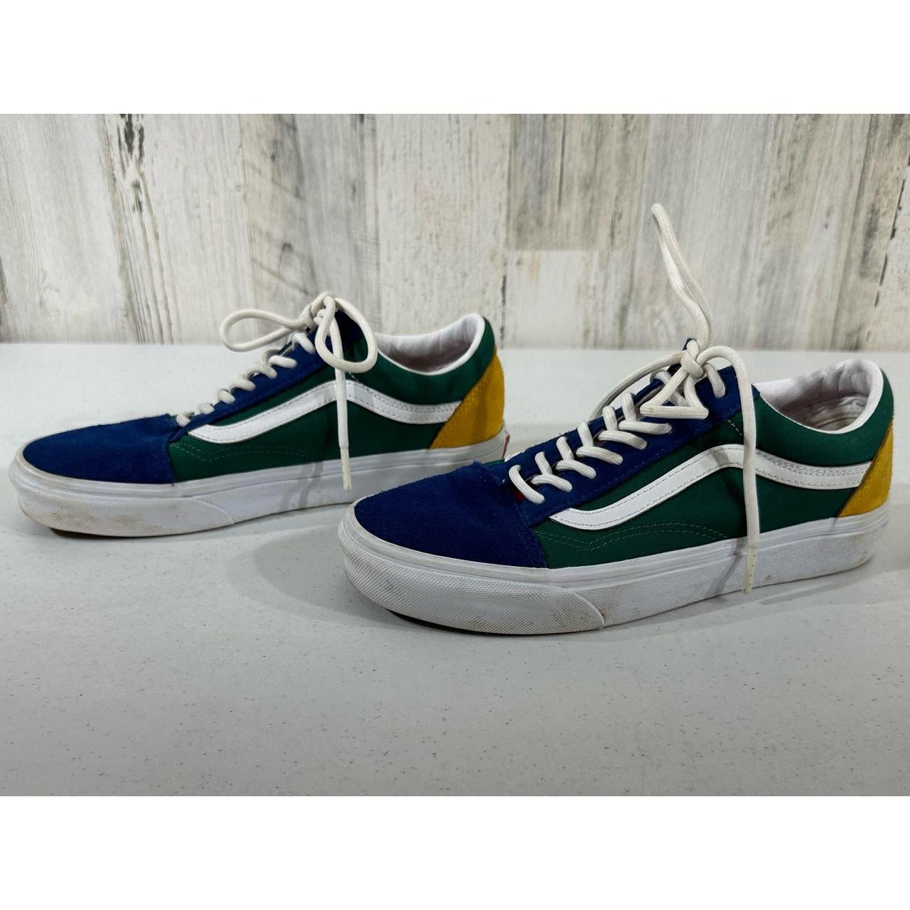 Green yellow sale blue vans