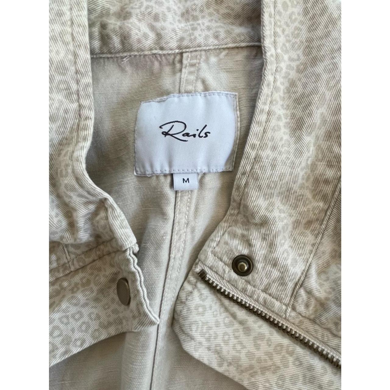 Rails Women's Jacket - Tan/White - M – Item: Rail… - image 4