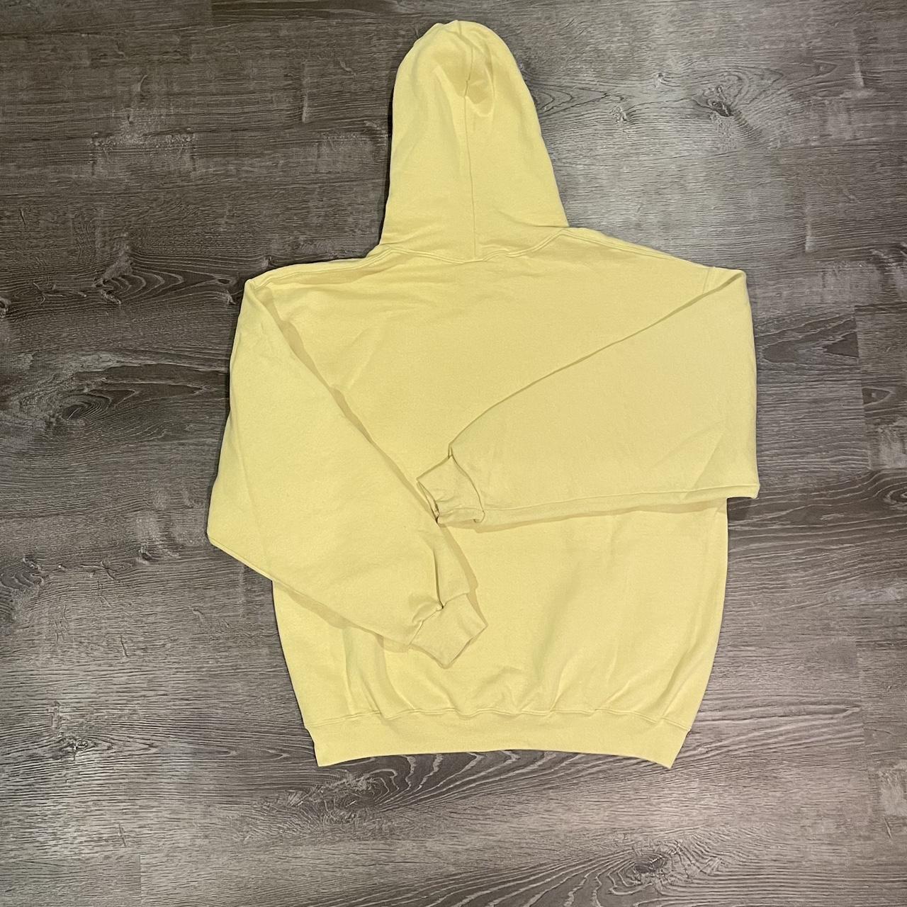 Russell Athletic Men's Yellow Hoodie | Depop