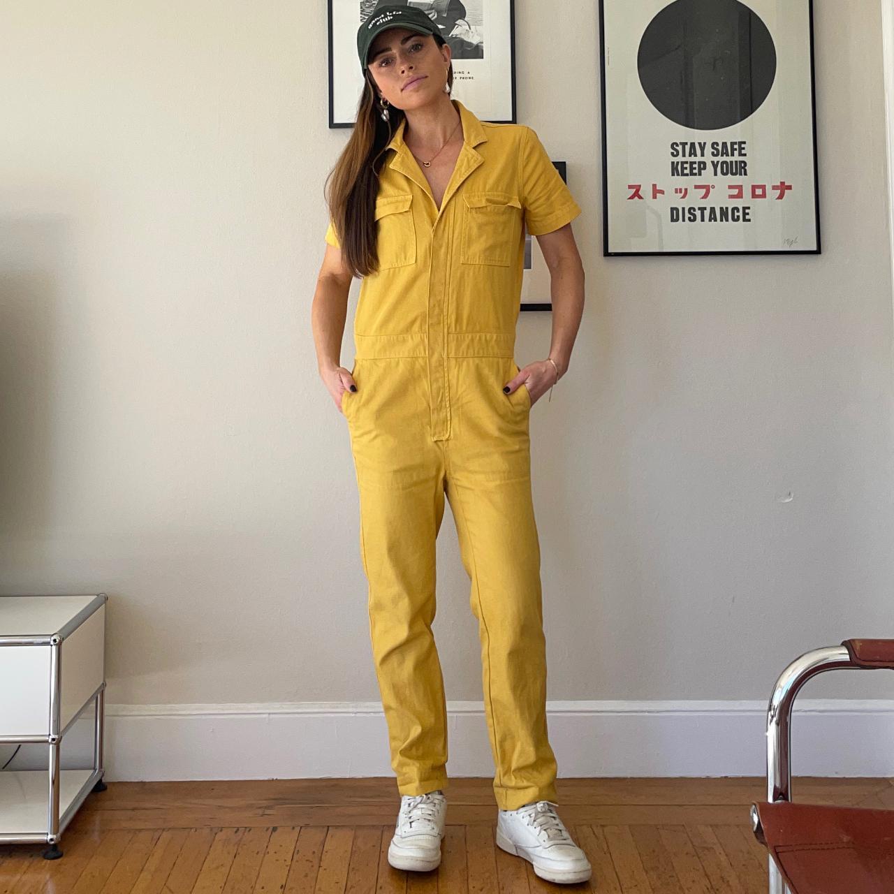 madewell yellow coveralls