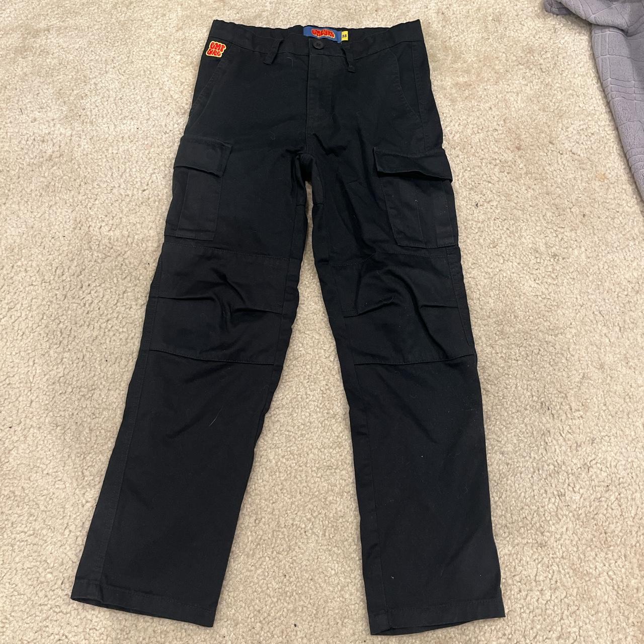 black empyre cargos size 25, hardly worn - Depop