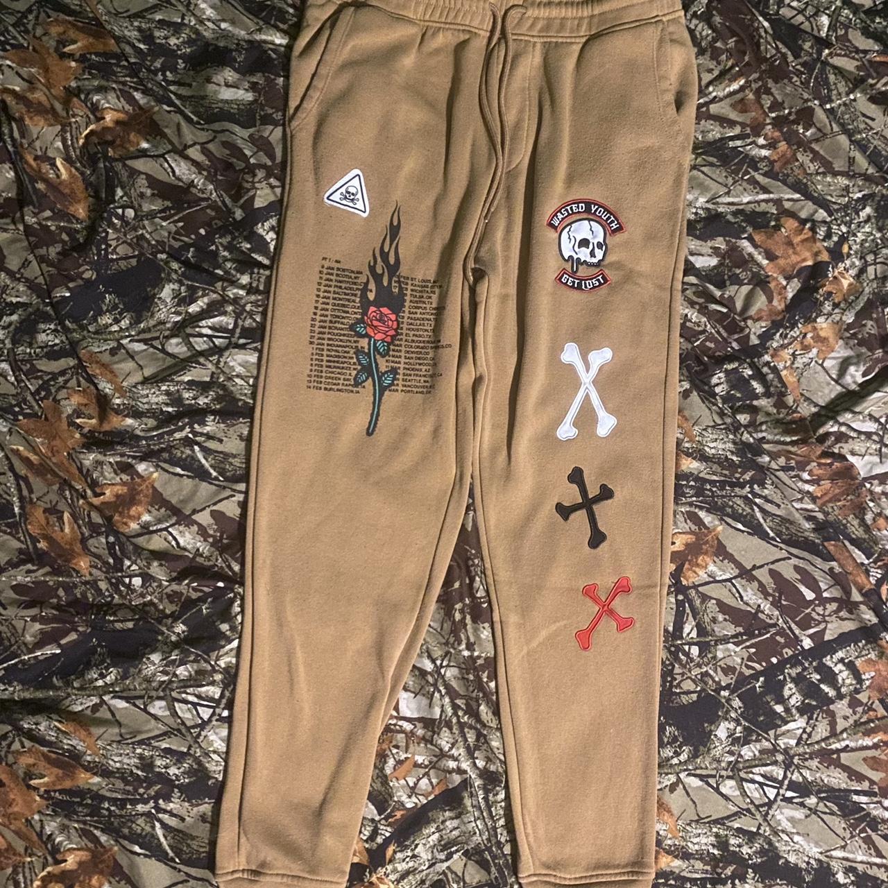 Rue 21 Men's Khaki Joggerstracksuits Depop