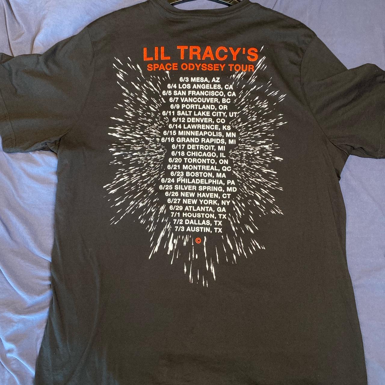 Lil Tracy “A Space Odyssey” Tour tee Purchased at... - Depop