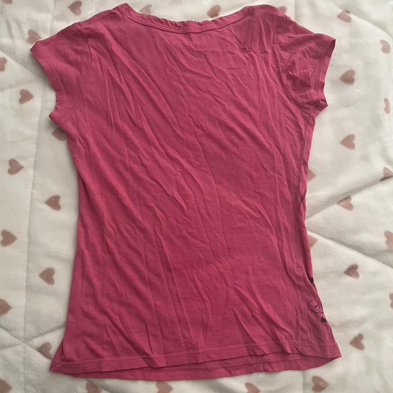 Women's Pink and Black Shirt | Depop