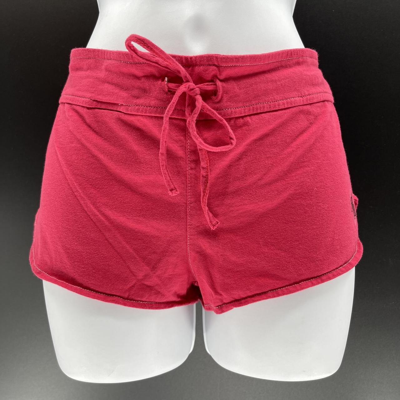 Harley Davidson Women's Red Shorts Depop
