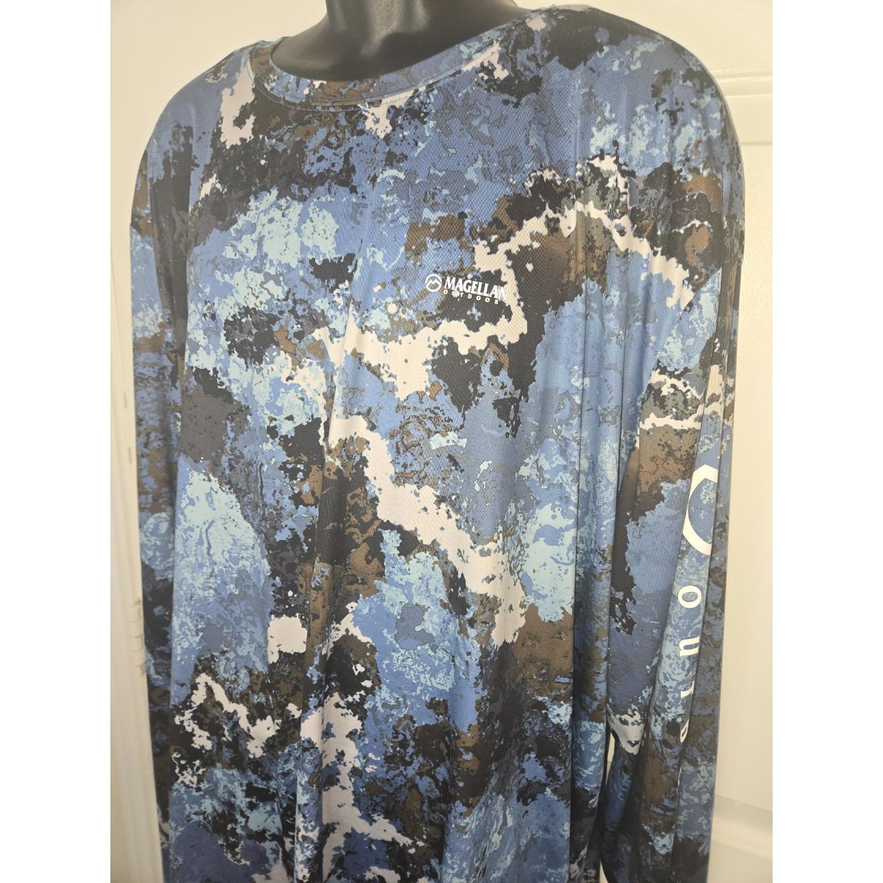 Magellan Outdoors Men's Veil Camo Long Sleeve Sun... - Depop